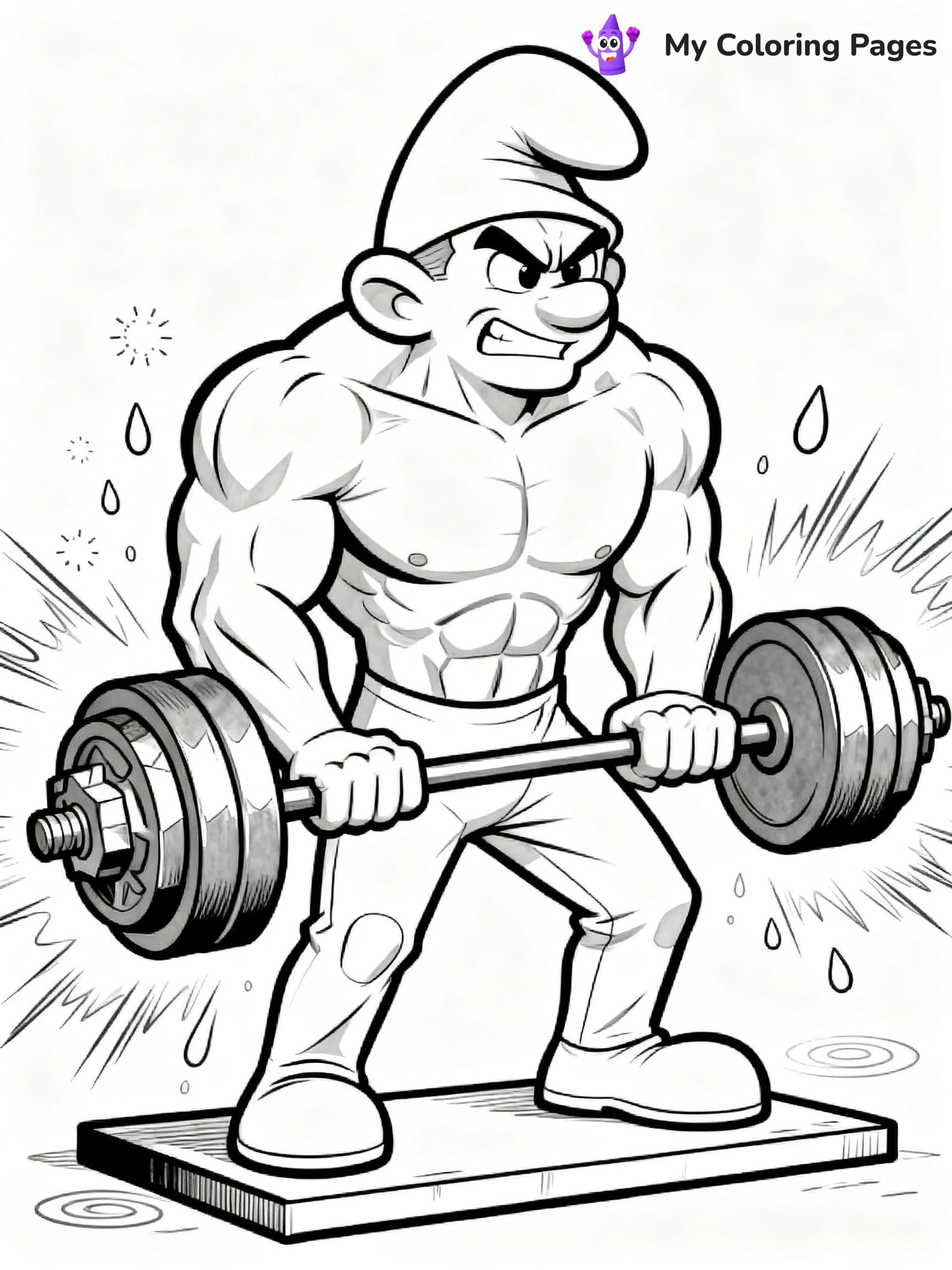 Smurf Coloring Pages - 18