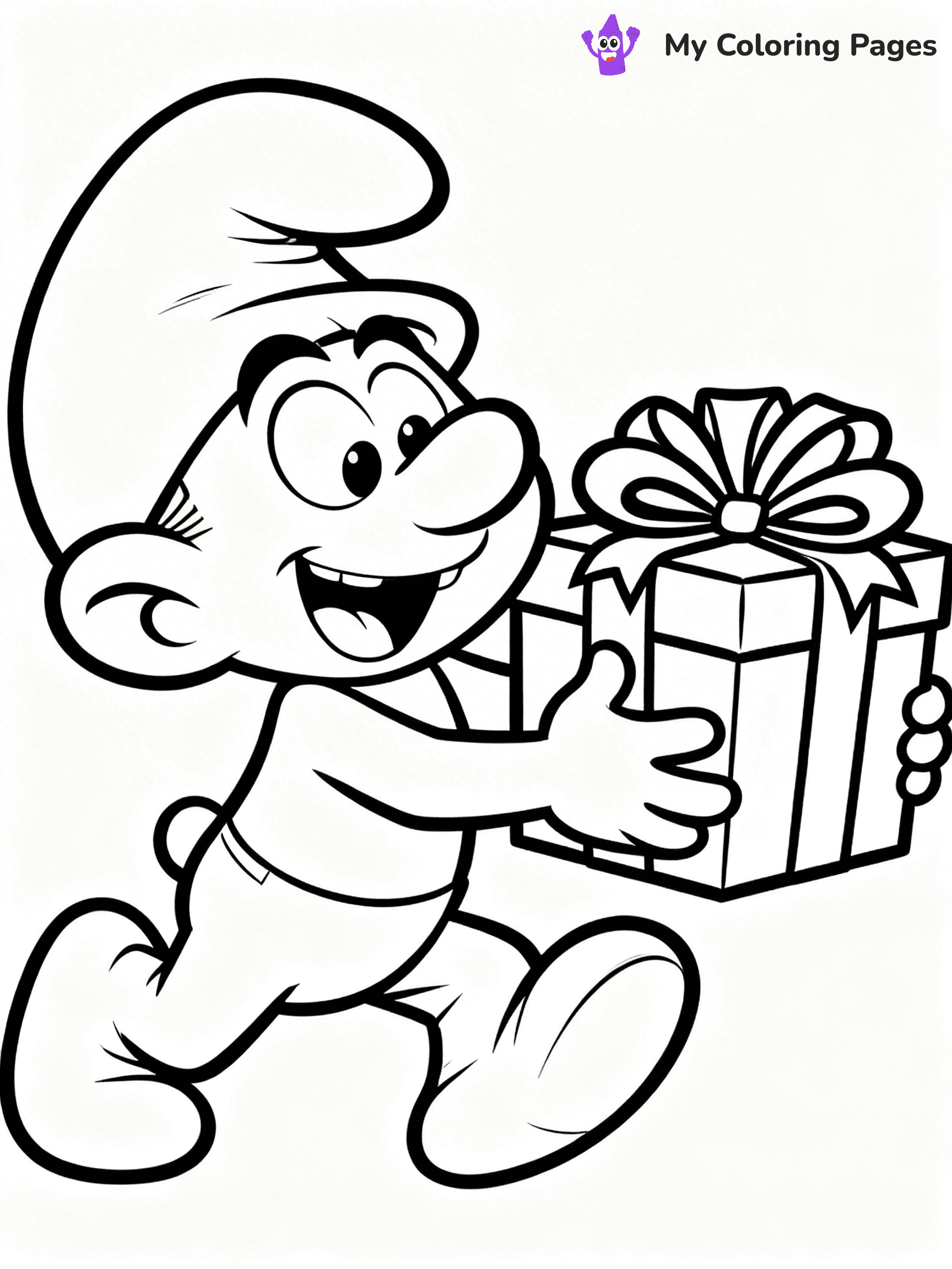 Smurf Coloring Pages - 17