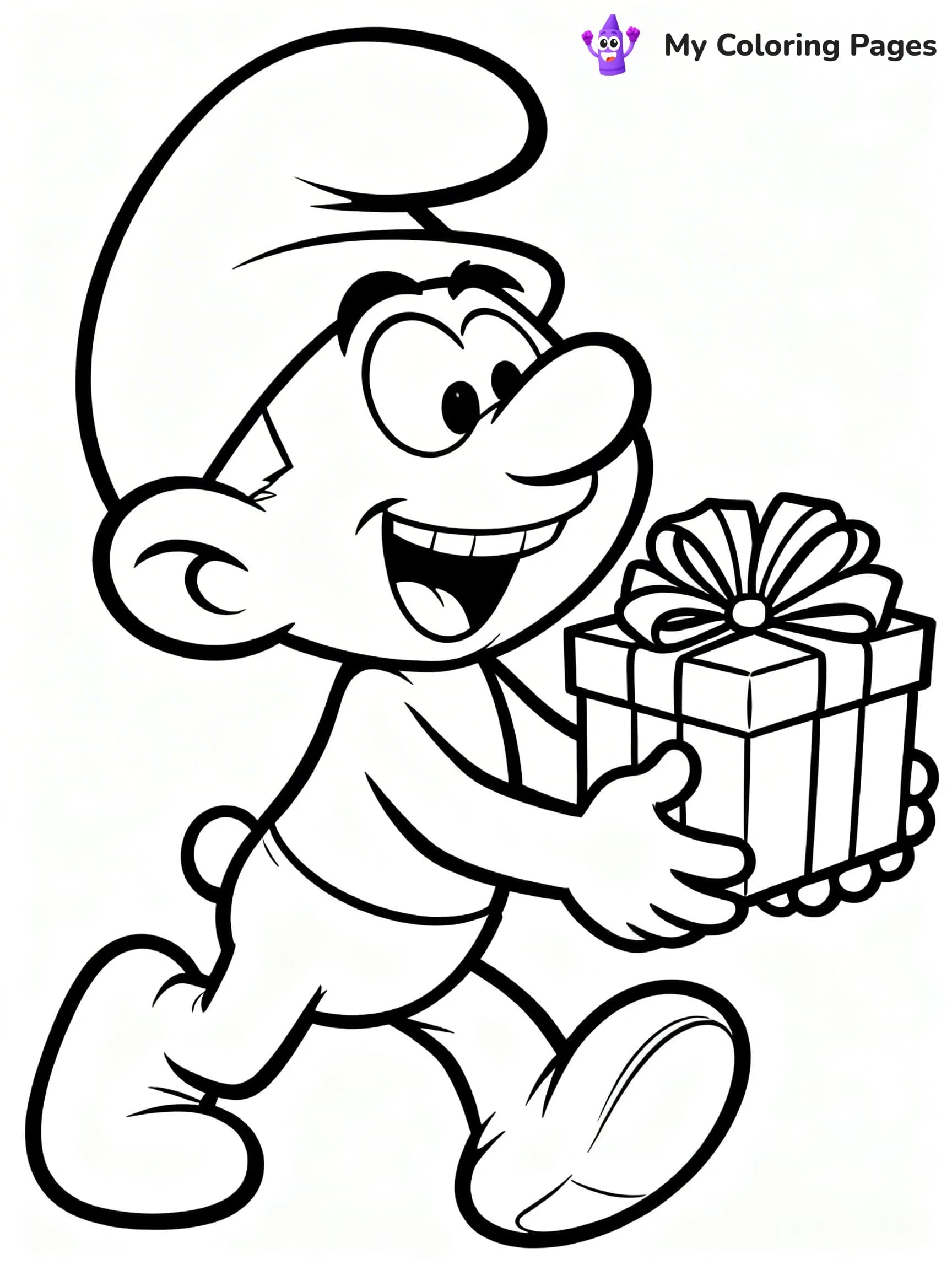 Smurf Coloring Pages - 12
