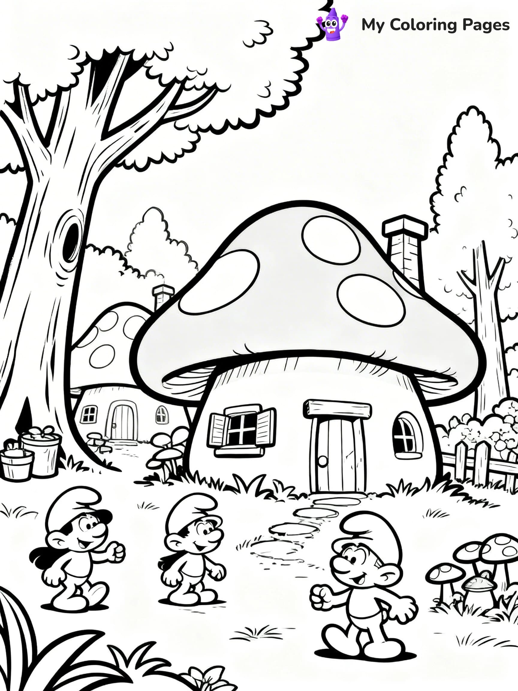 Smurf Coloring Pages - 10