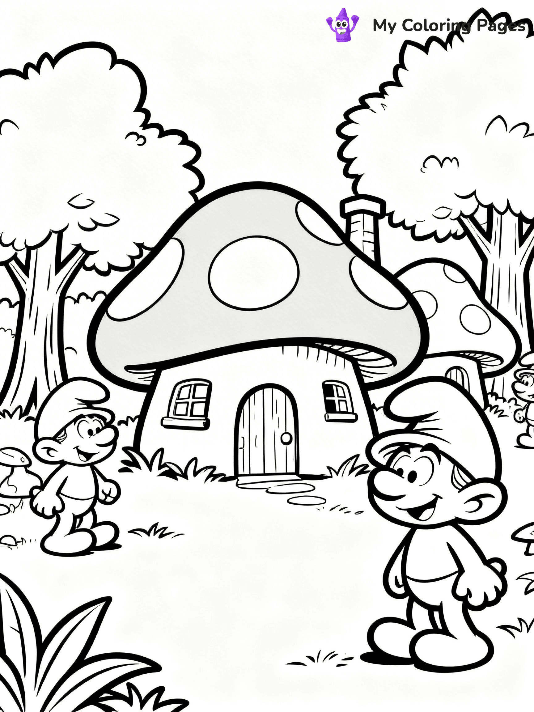 Smurf Coloring Pages - 5
