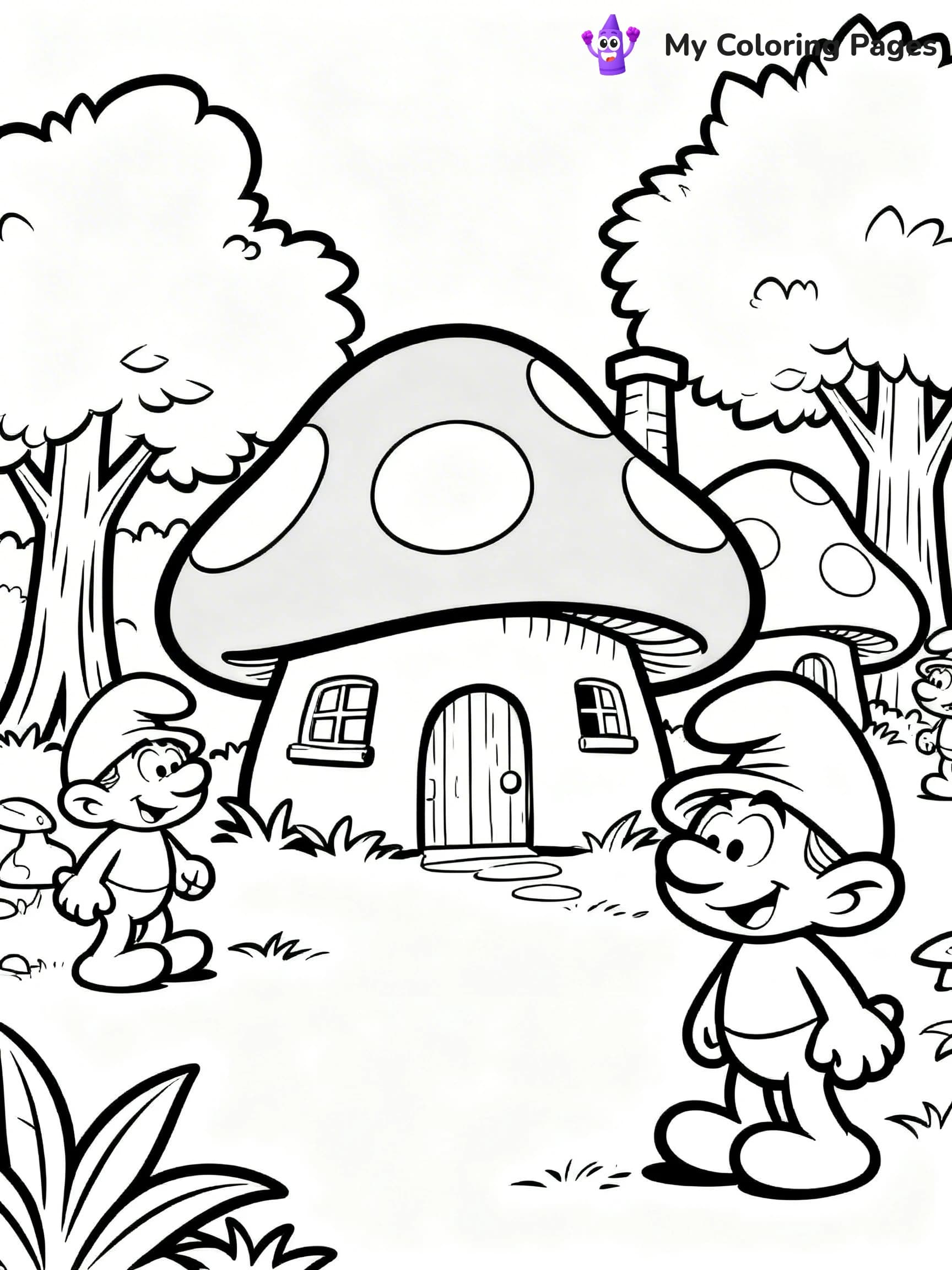 Smurf Coloring Pages - 5