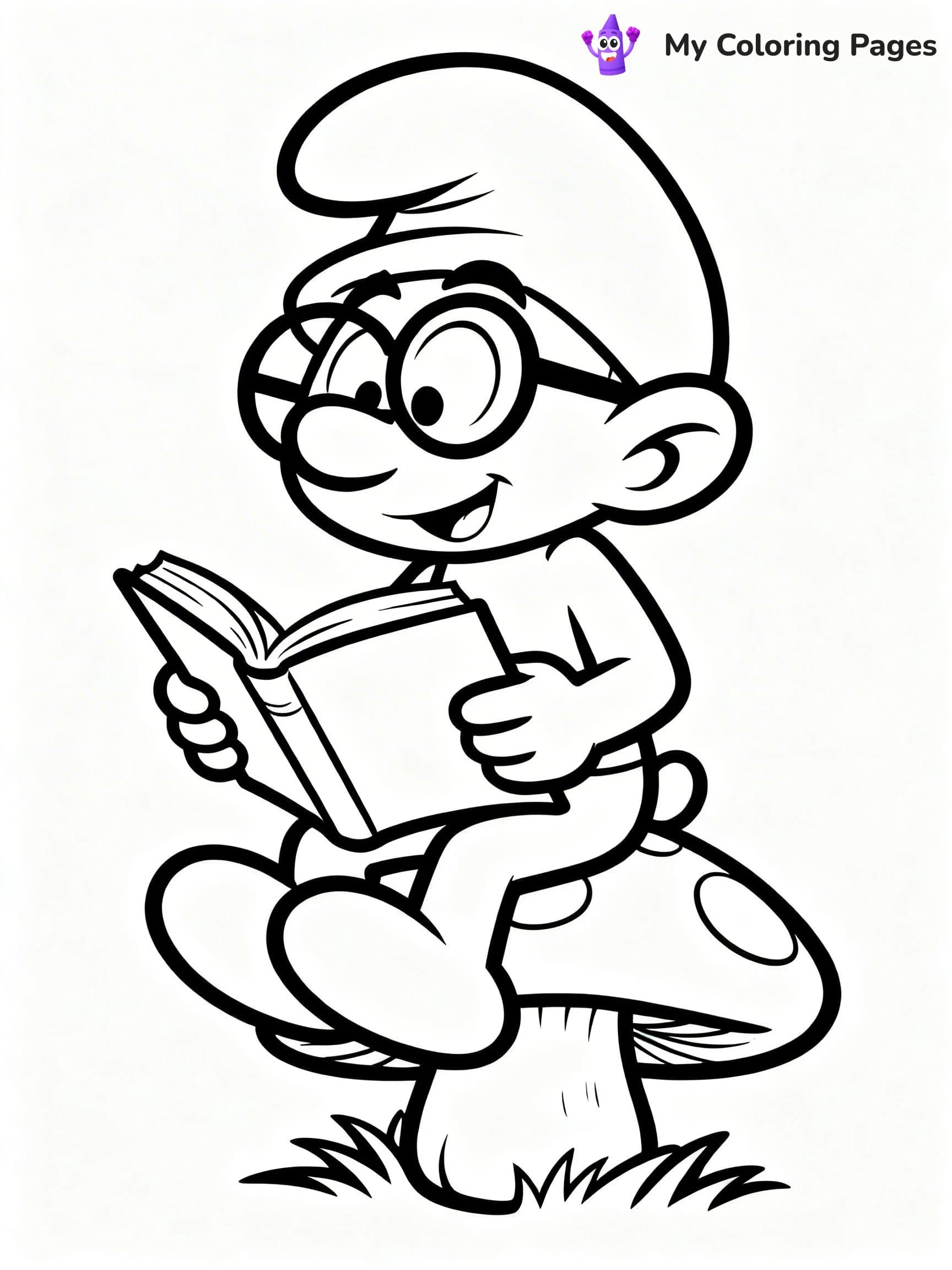 Smurf Coloring Pages - 4