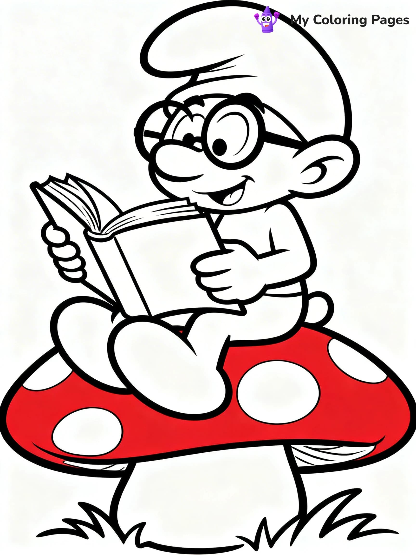 Smurf Coloring Pages - 2