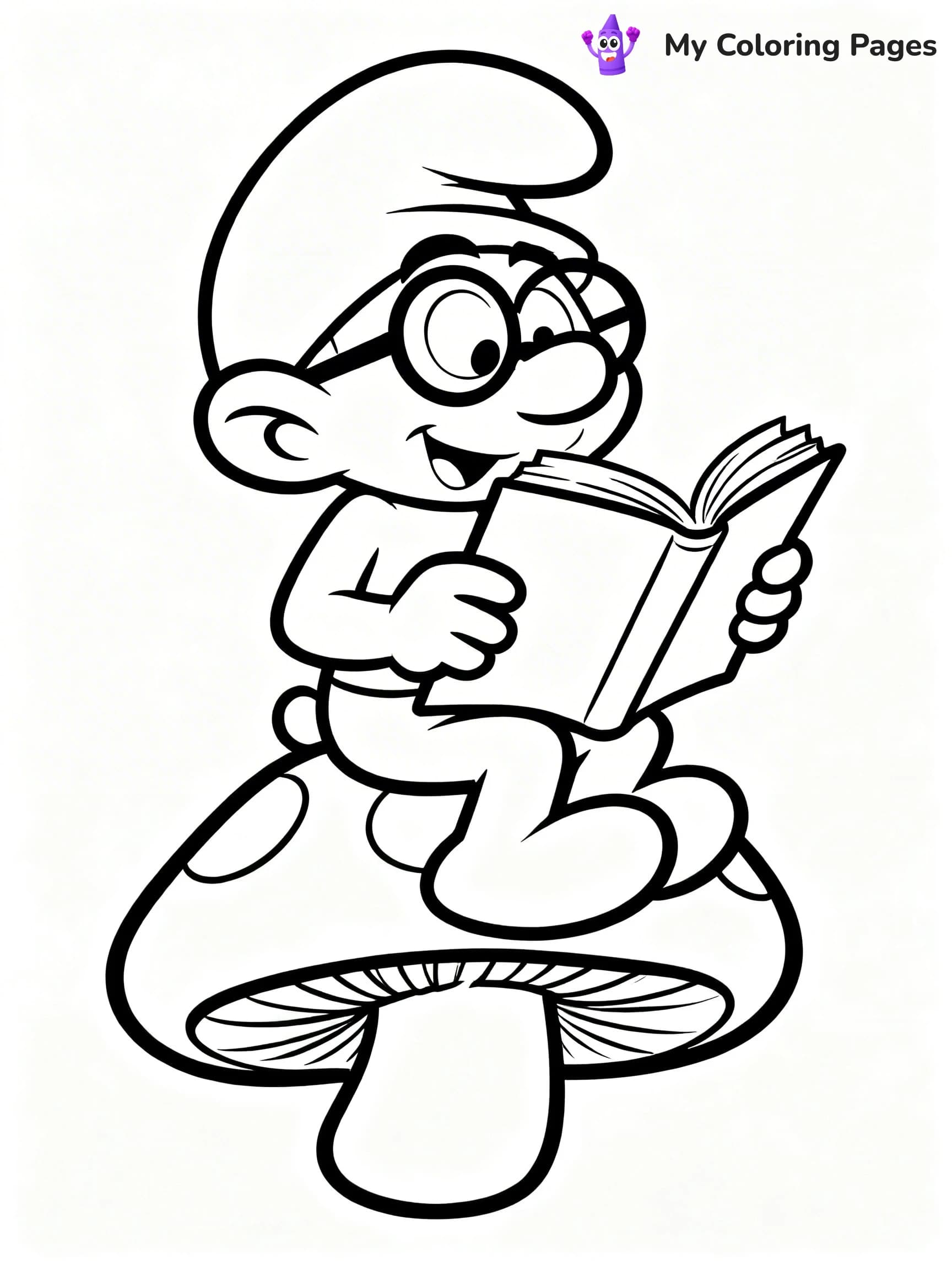 Smurf Coloring Pages - 1