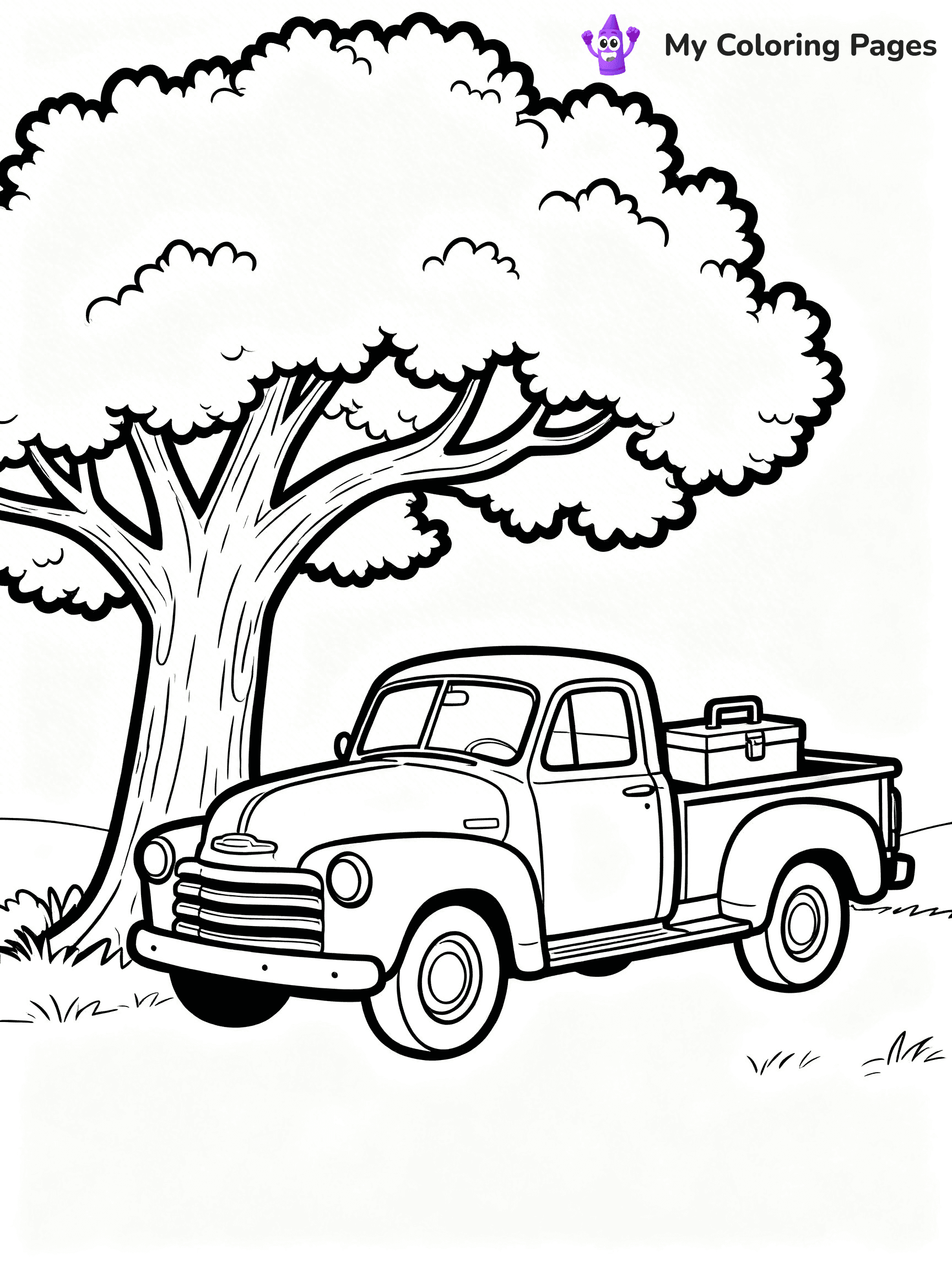 Pick Up Truck Coloring Pages - 55