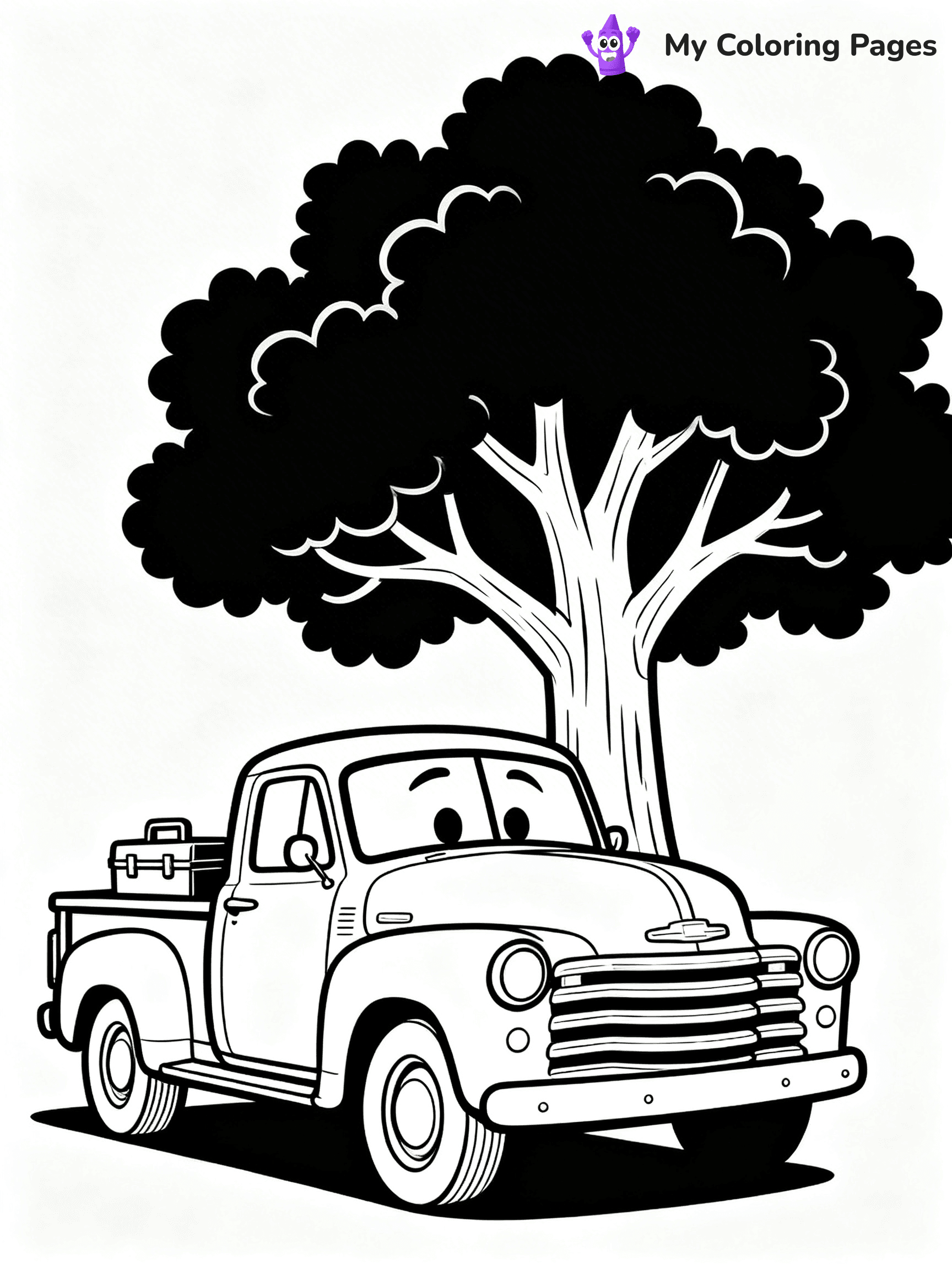 Pick Up Truck Coloring Pages - 54