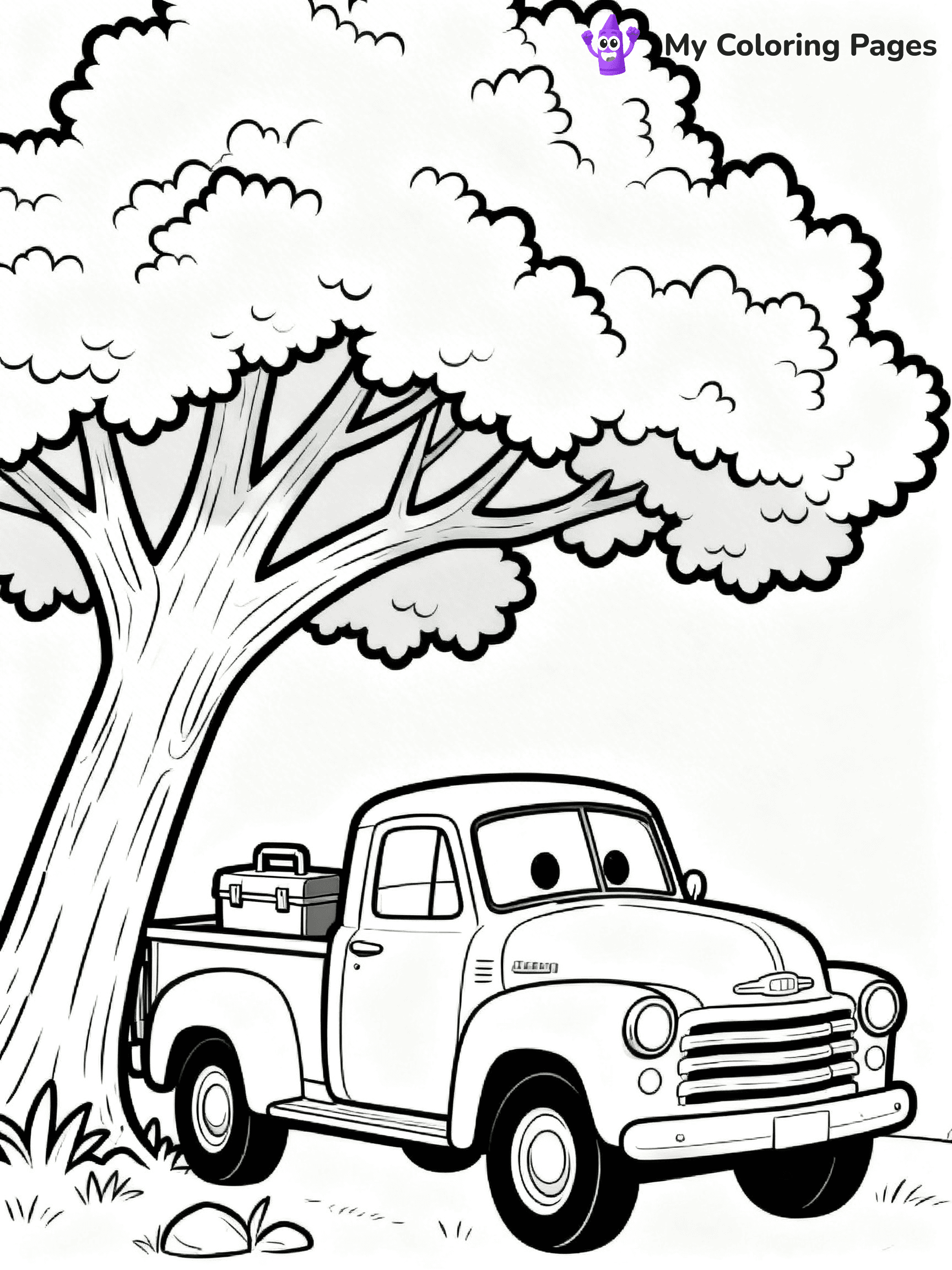 Pick Up Truck Coloring Pages - 52