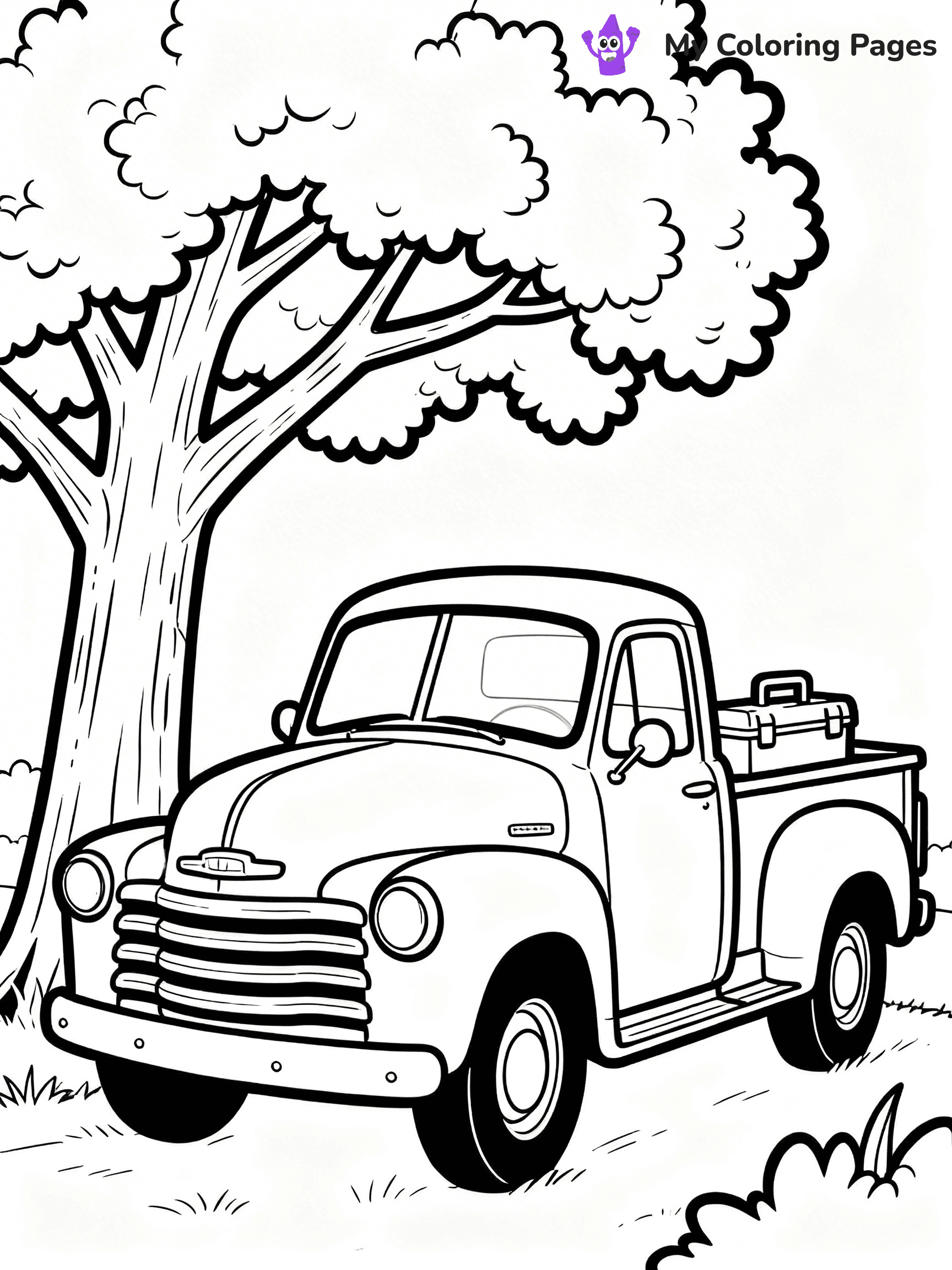 Pick Up Truck Coloring Pages - 51