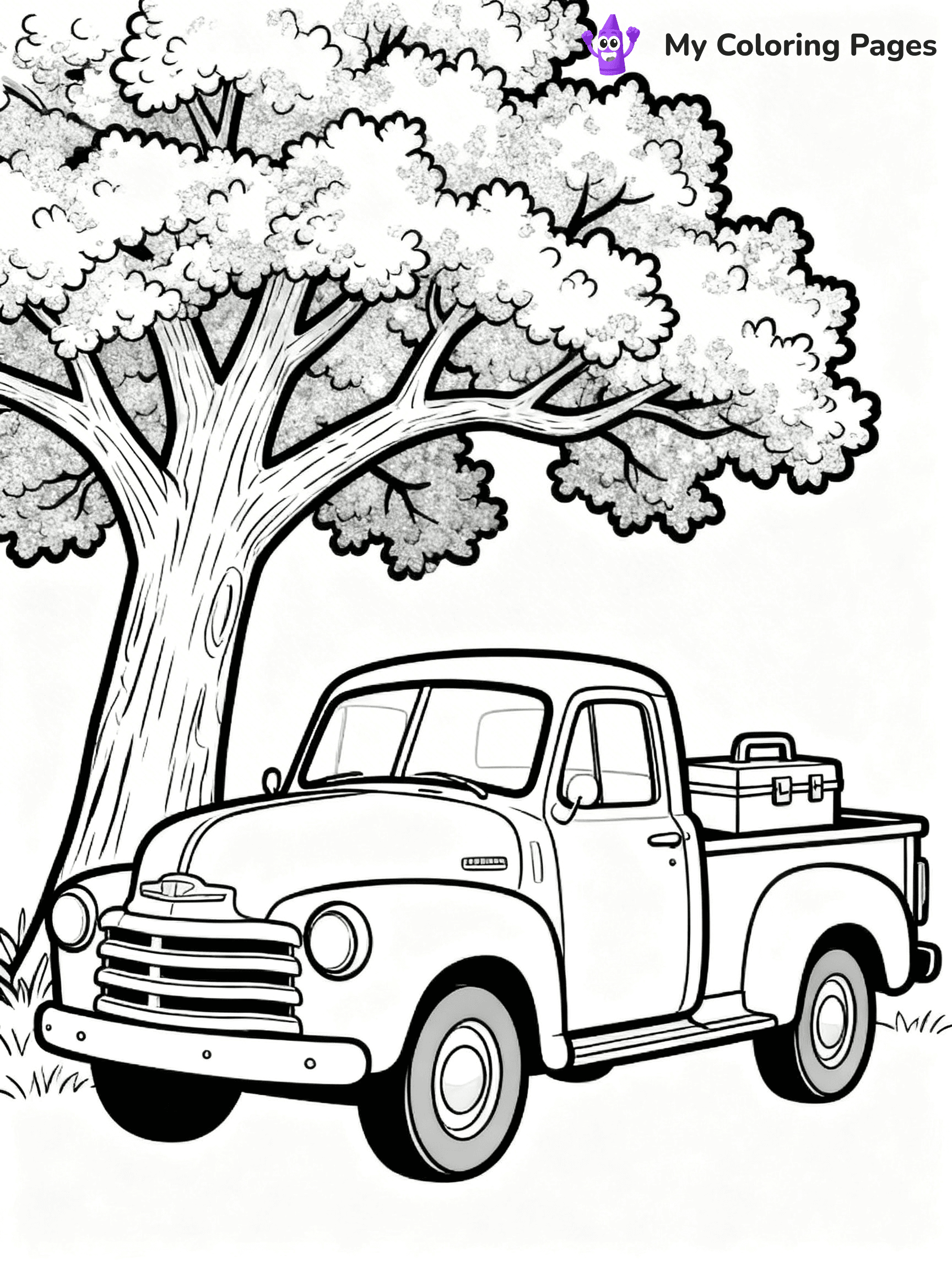 Pick Up Truck Coloring Pages - 50