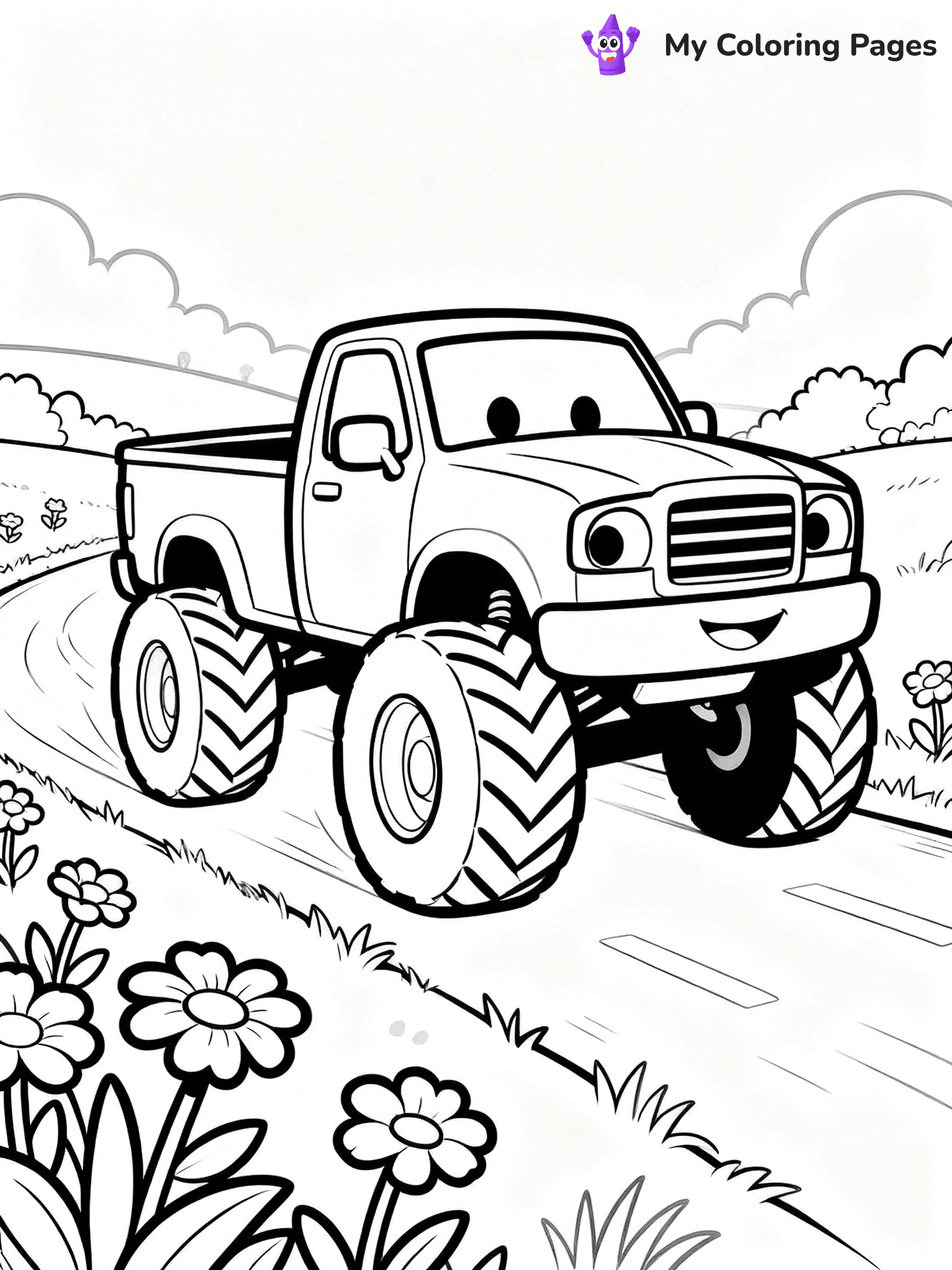 Pick Up Truck Coloring Pages - 45