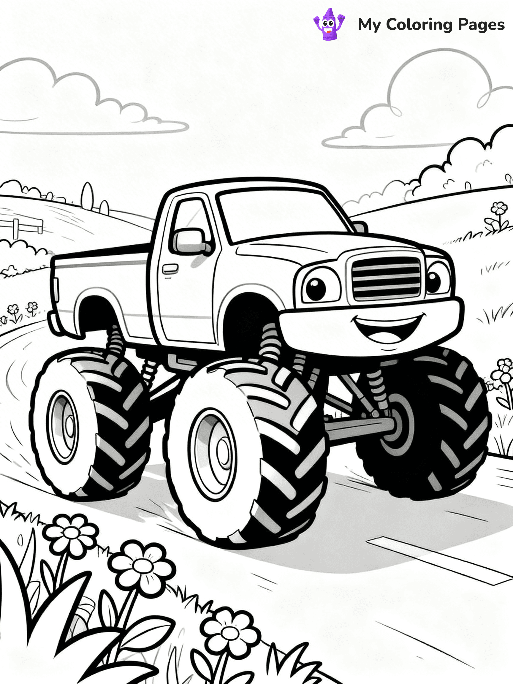 Pick Up Truck Coloring Pages - 43