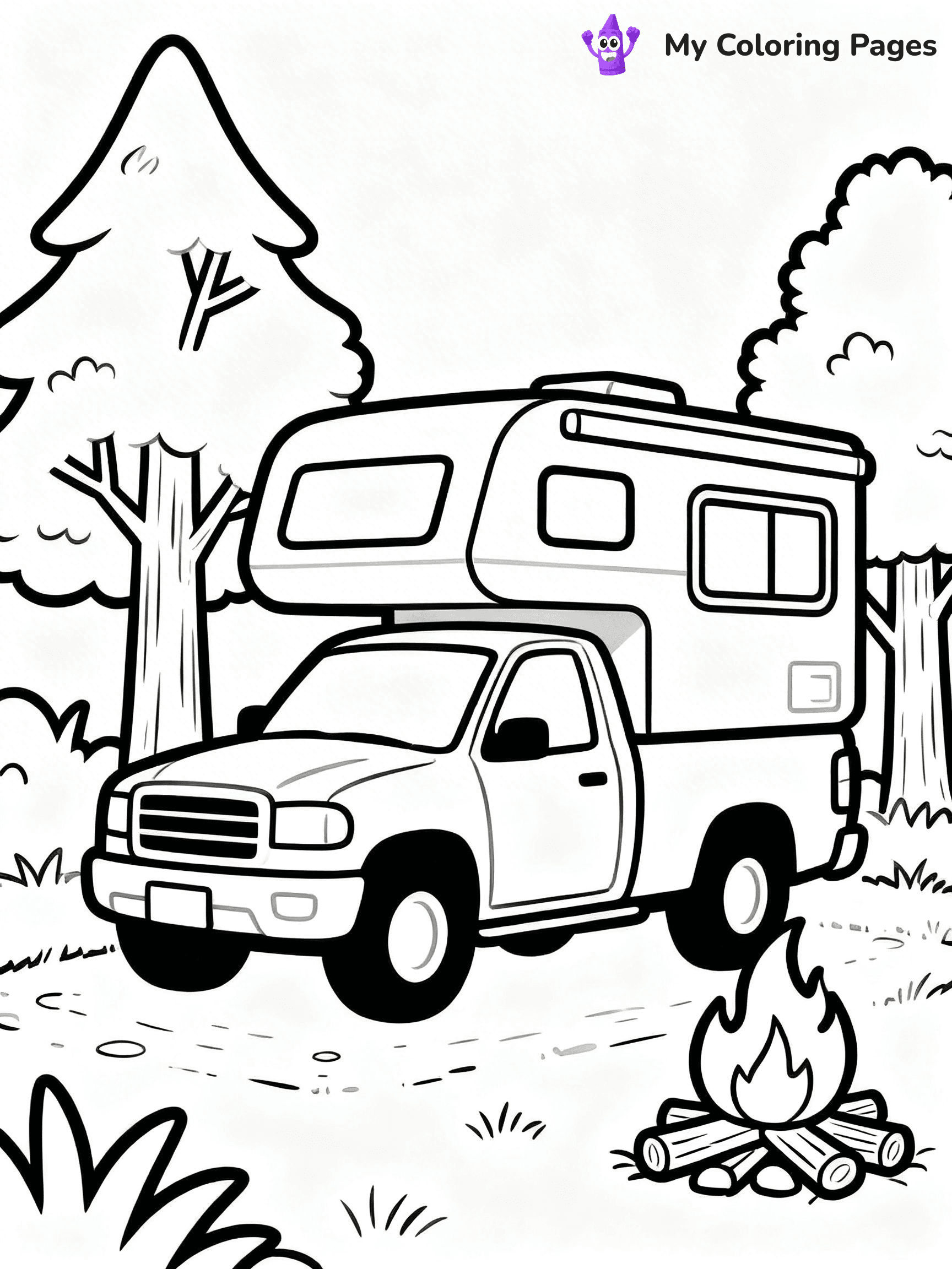 Pick Up Truck Coloring Pages - 42