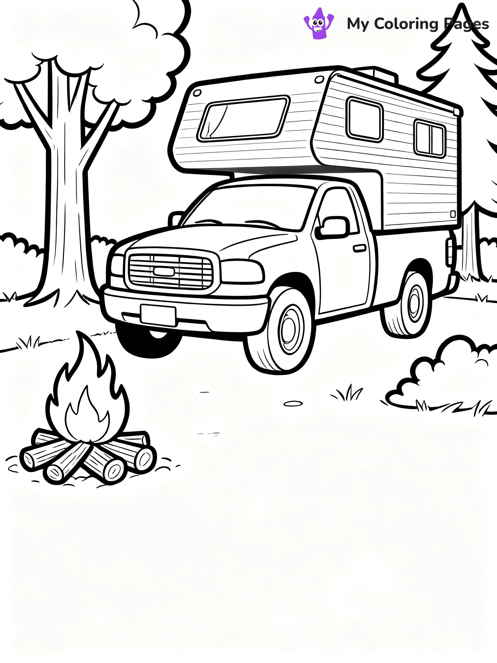 Pick Up Truck Coloring Pages - 40