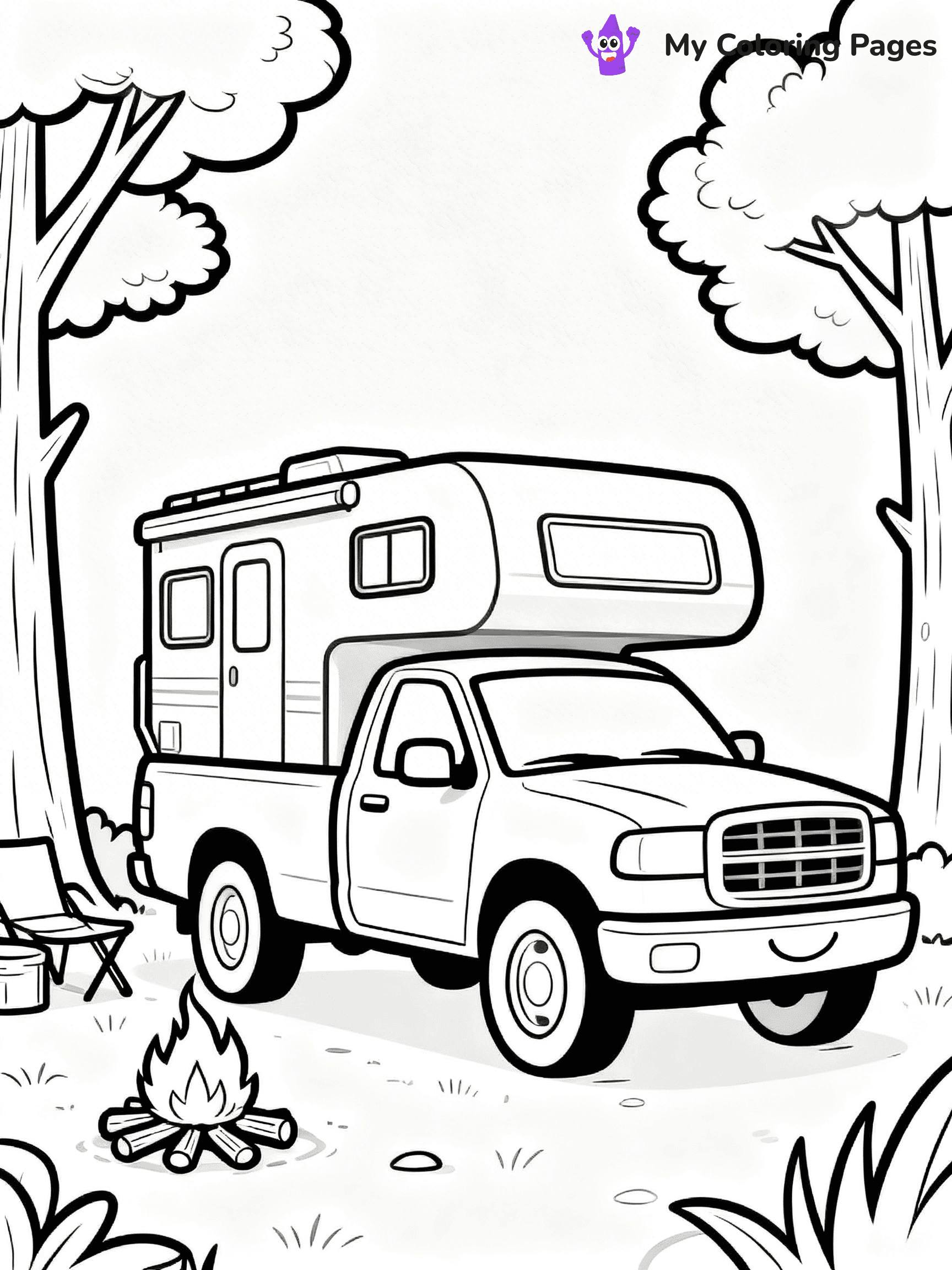 Pick Up Truck Coloring Pages - 39
