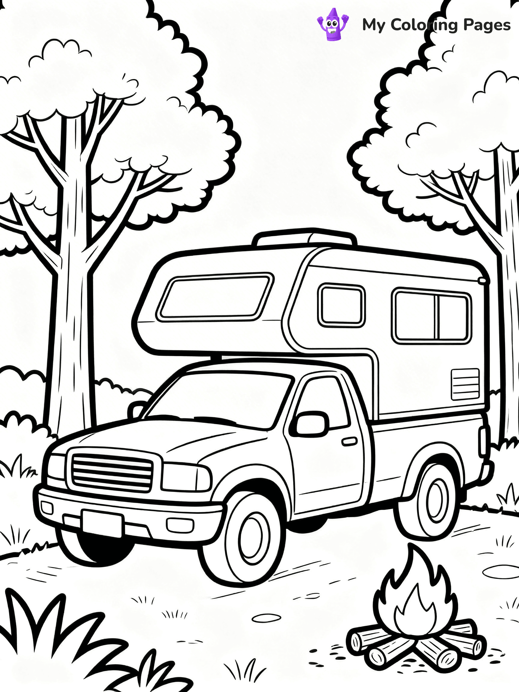 Pick Up Truck Coloring Pages - 35