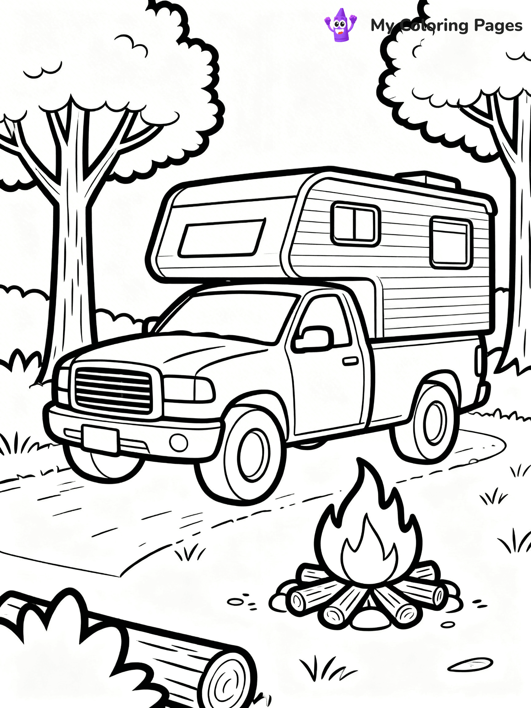 Pick Up Truck Coloring Pages - 33