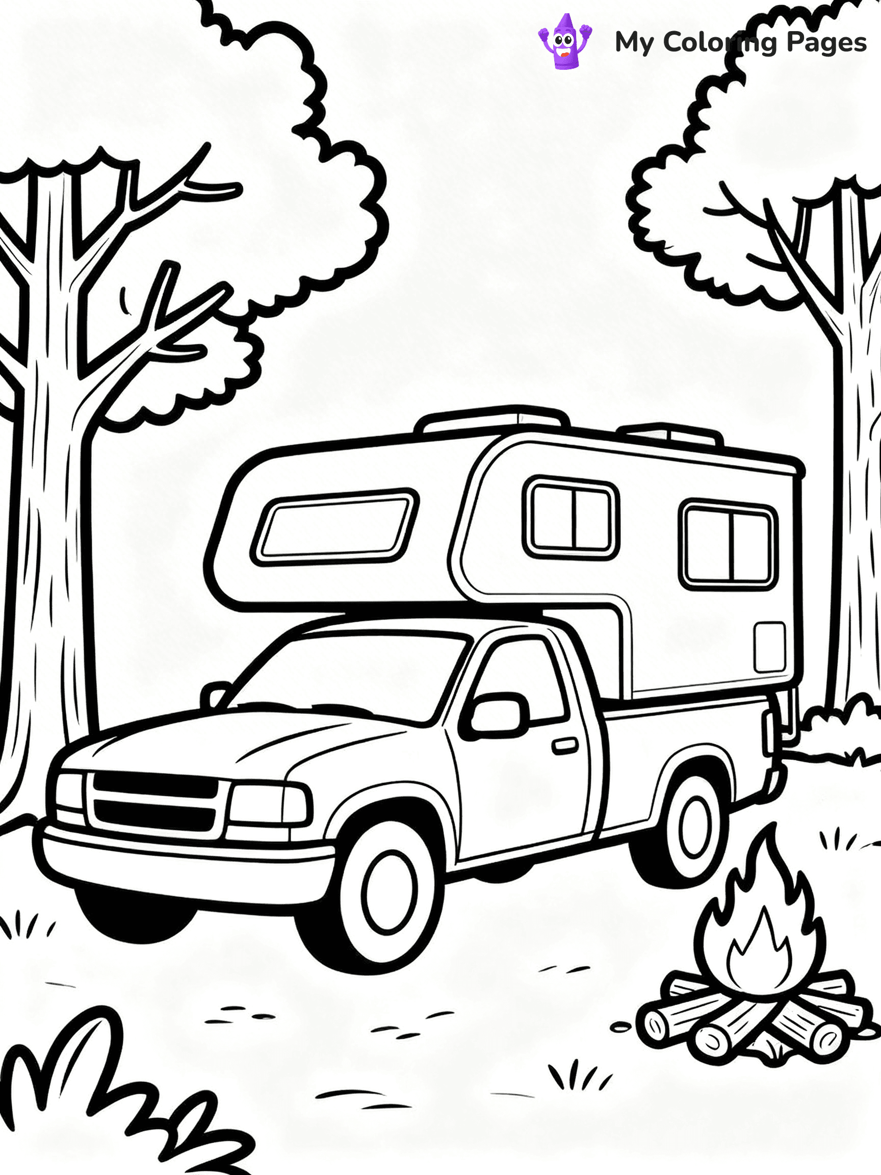 Pick Up Truck Coloring Pages - 31