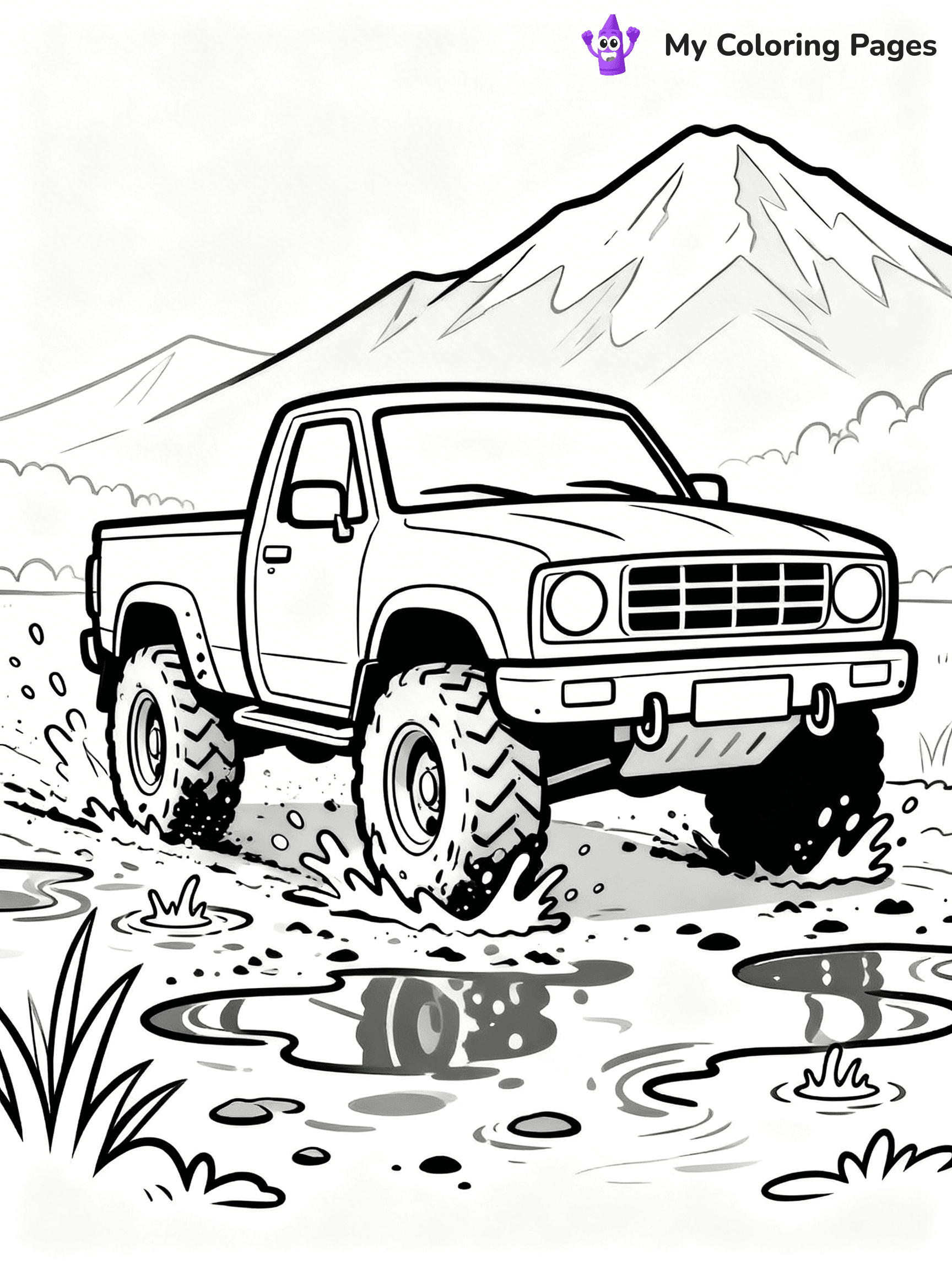 Pick Up Truck Coloring Pages - 29