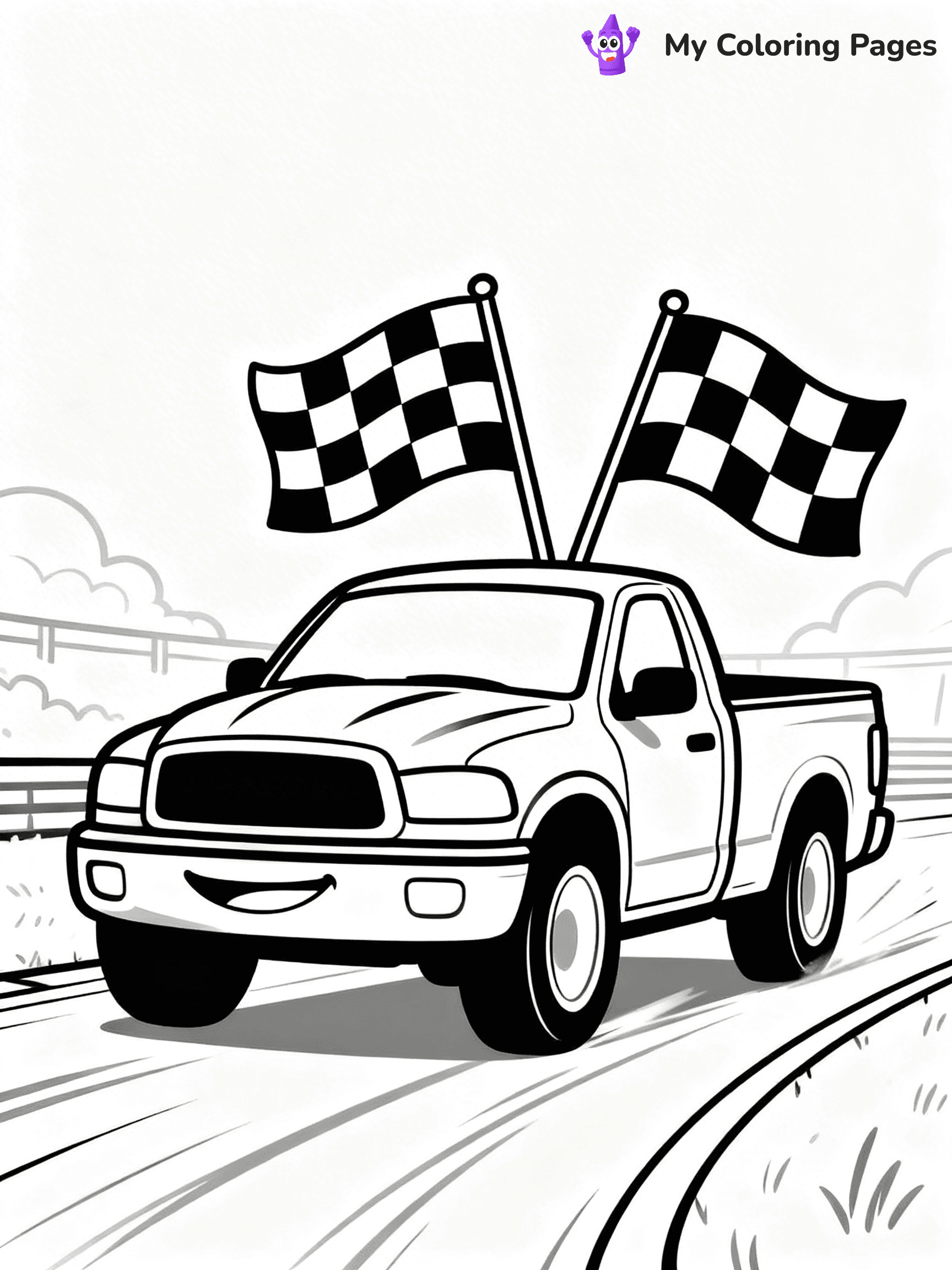 Pick Up Truck Coloring Pages - 28