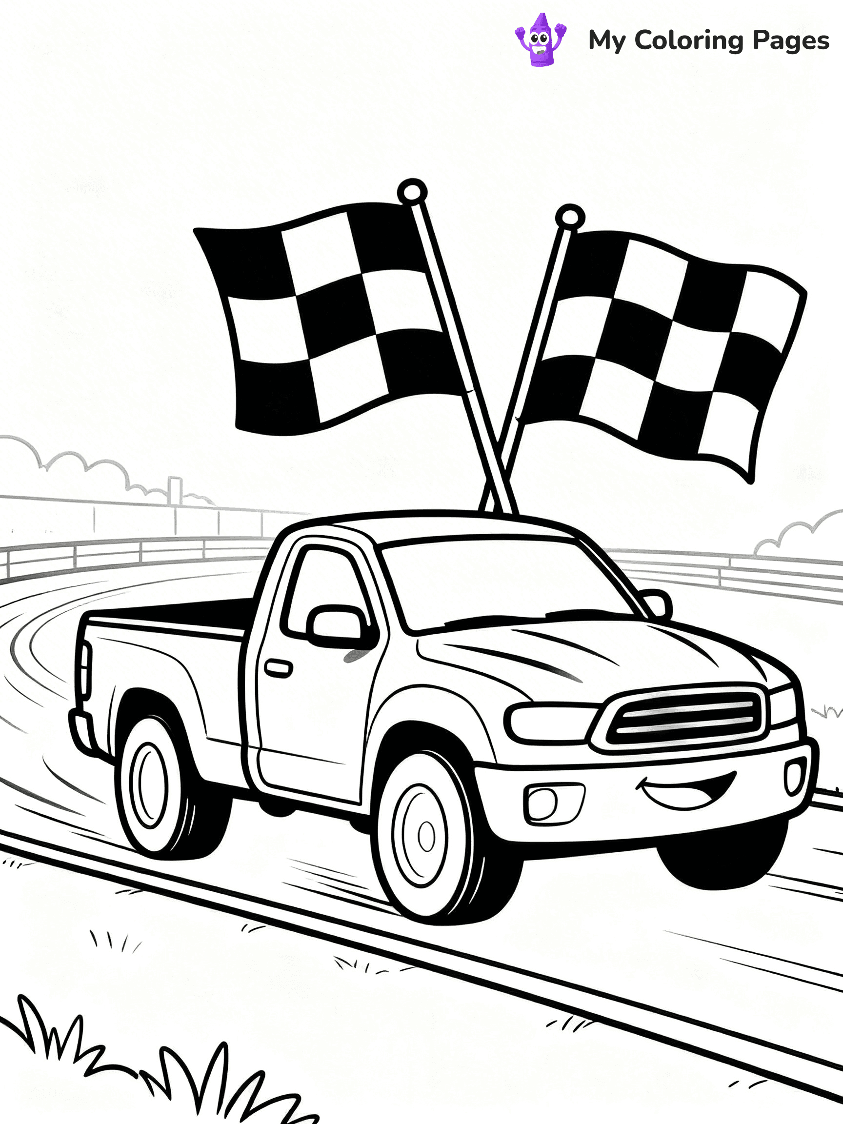 Pick Up Truck Coloring Pages - 27