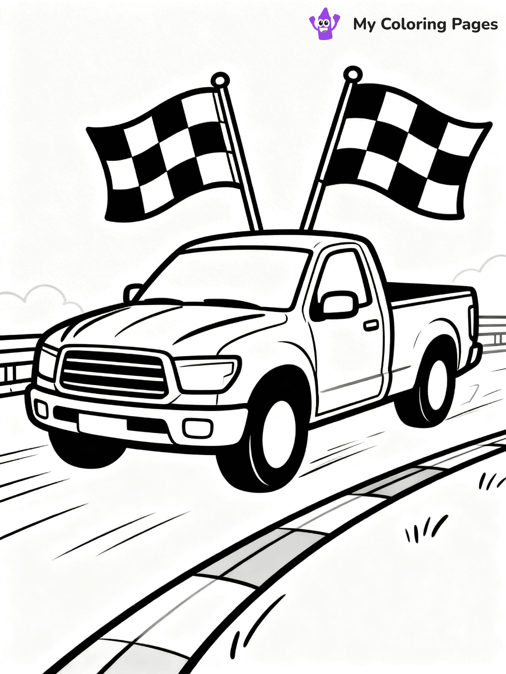 Pick Up Truck Coloring Pages - 26