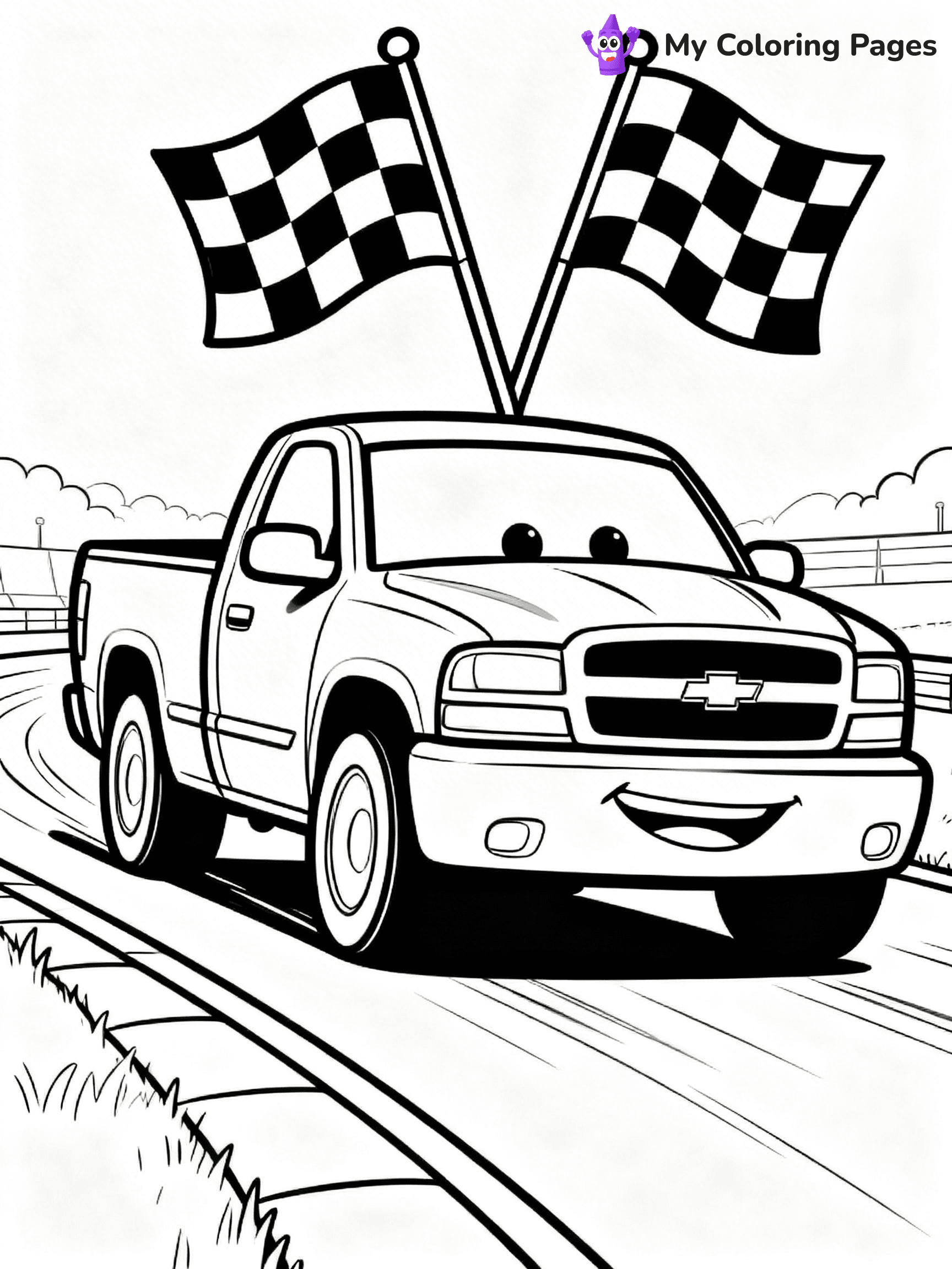 Pick Up Truck Coloring Pages - 25