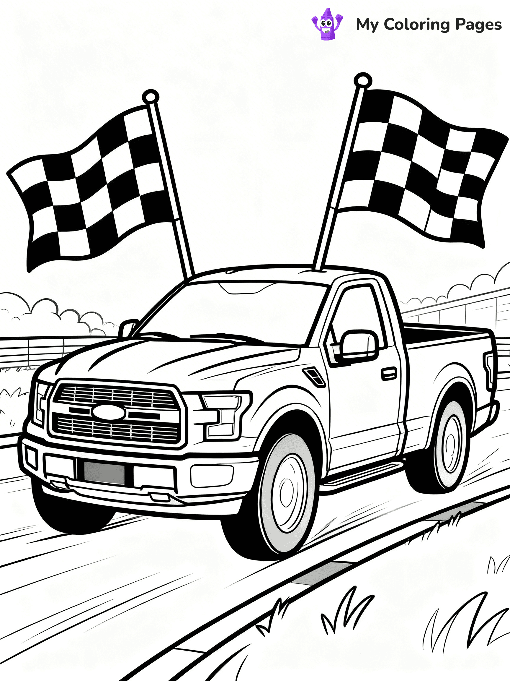 Pick Up Truck Coloring Pages - 24