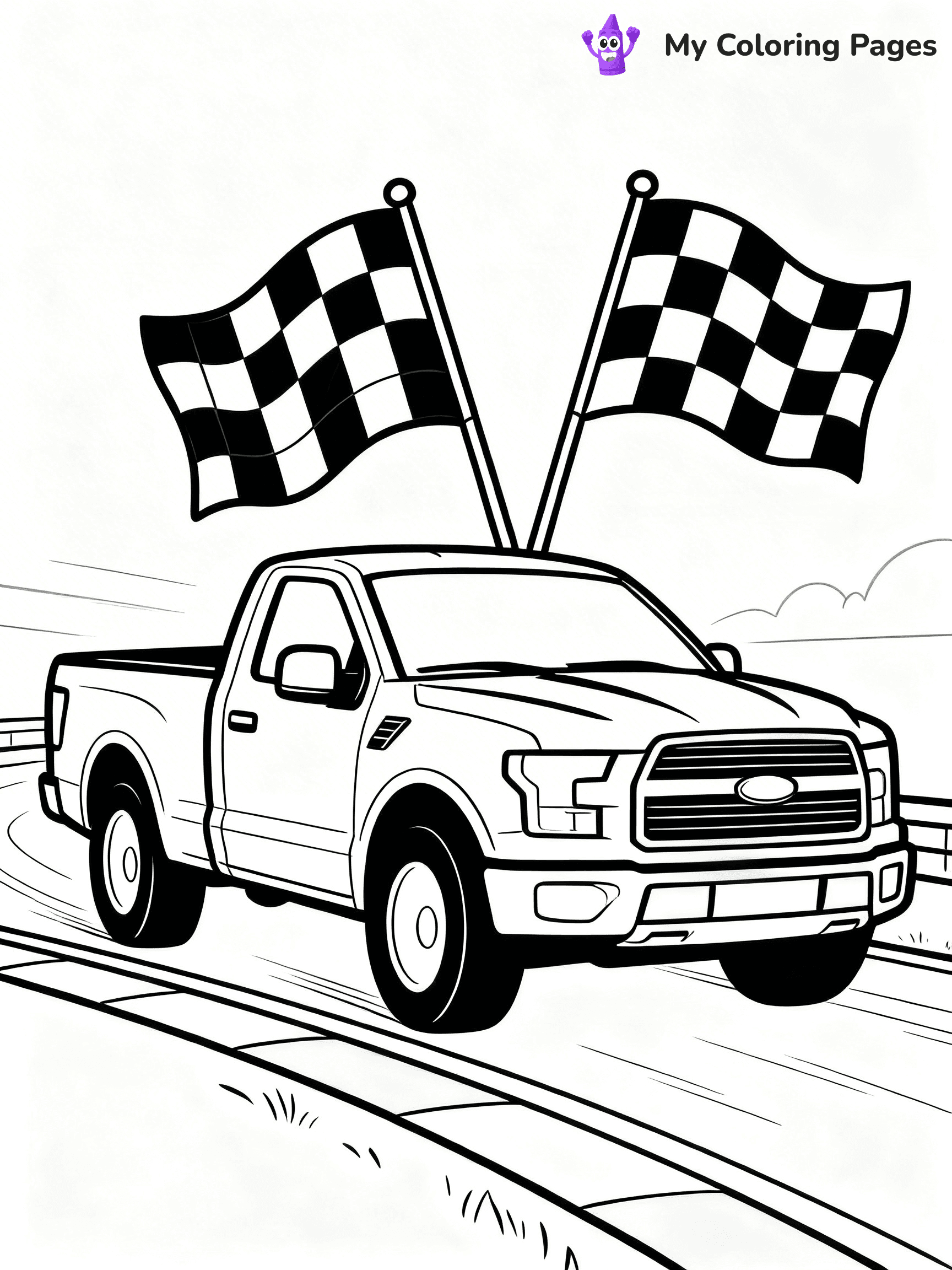 Pick Up Truck Coloring Pages - 22
