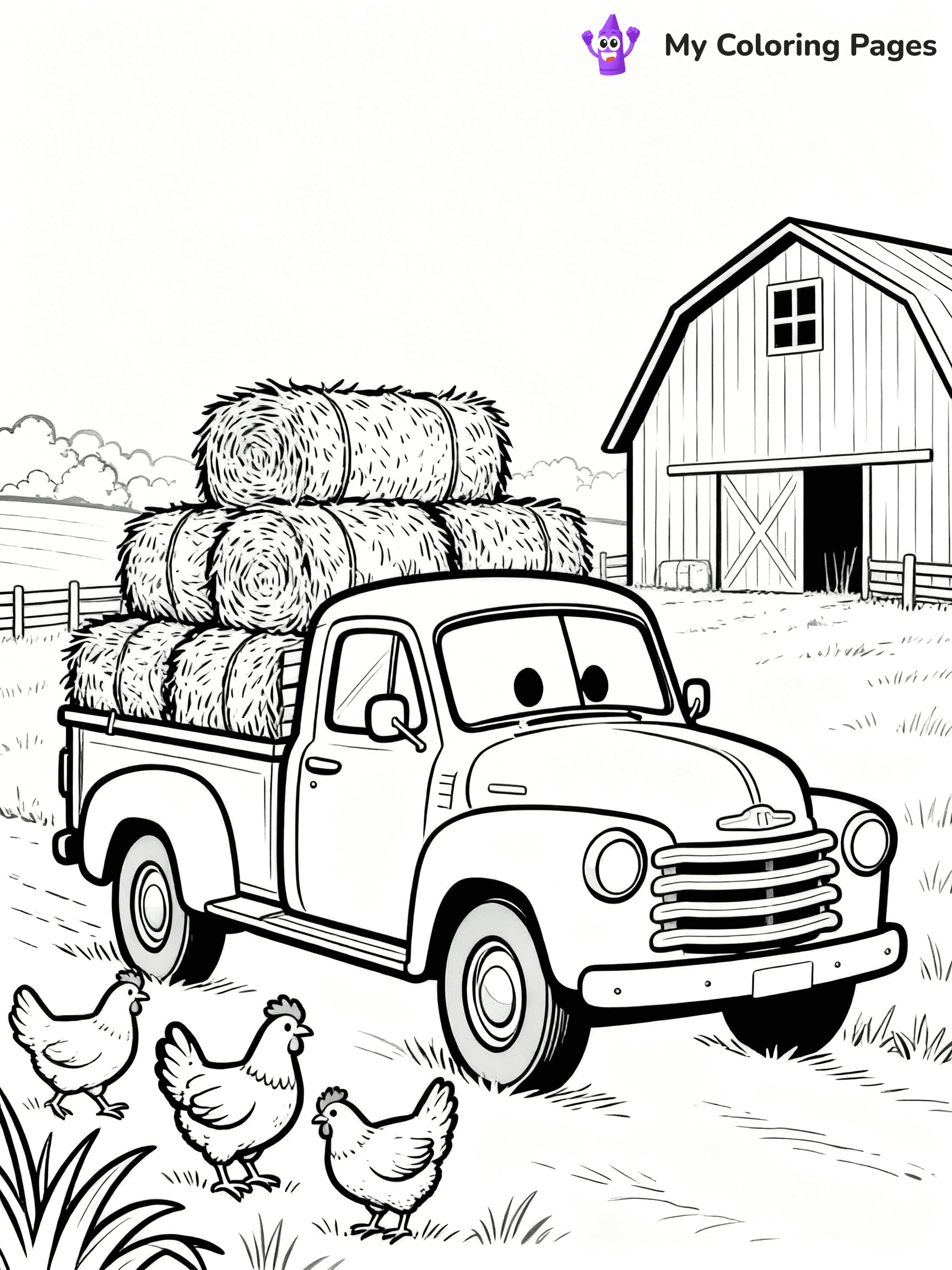 Pick Up Truck Coloring Pages - 21