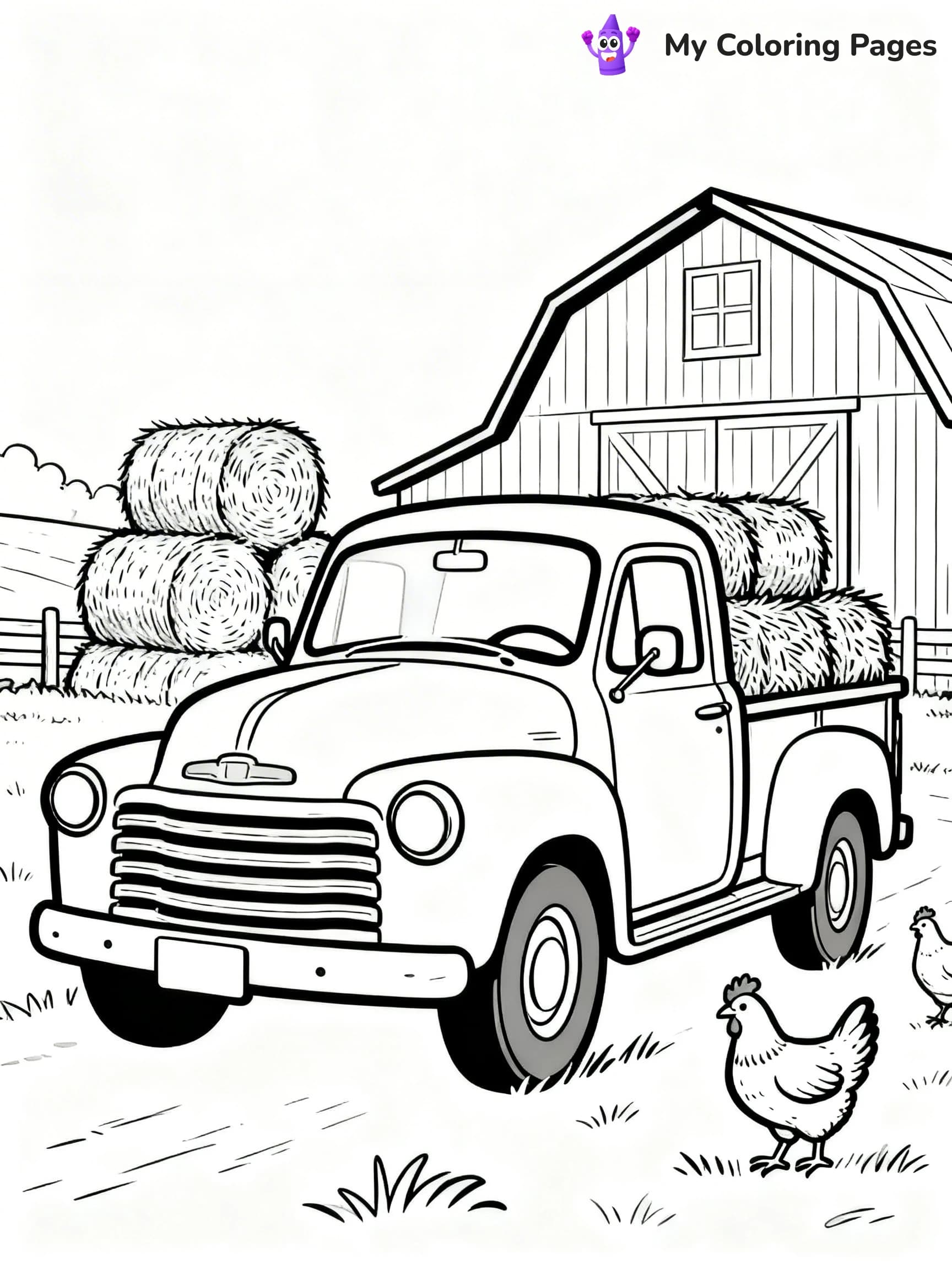 Pick Up Truck Coloring Pages - 20