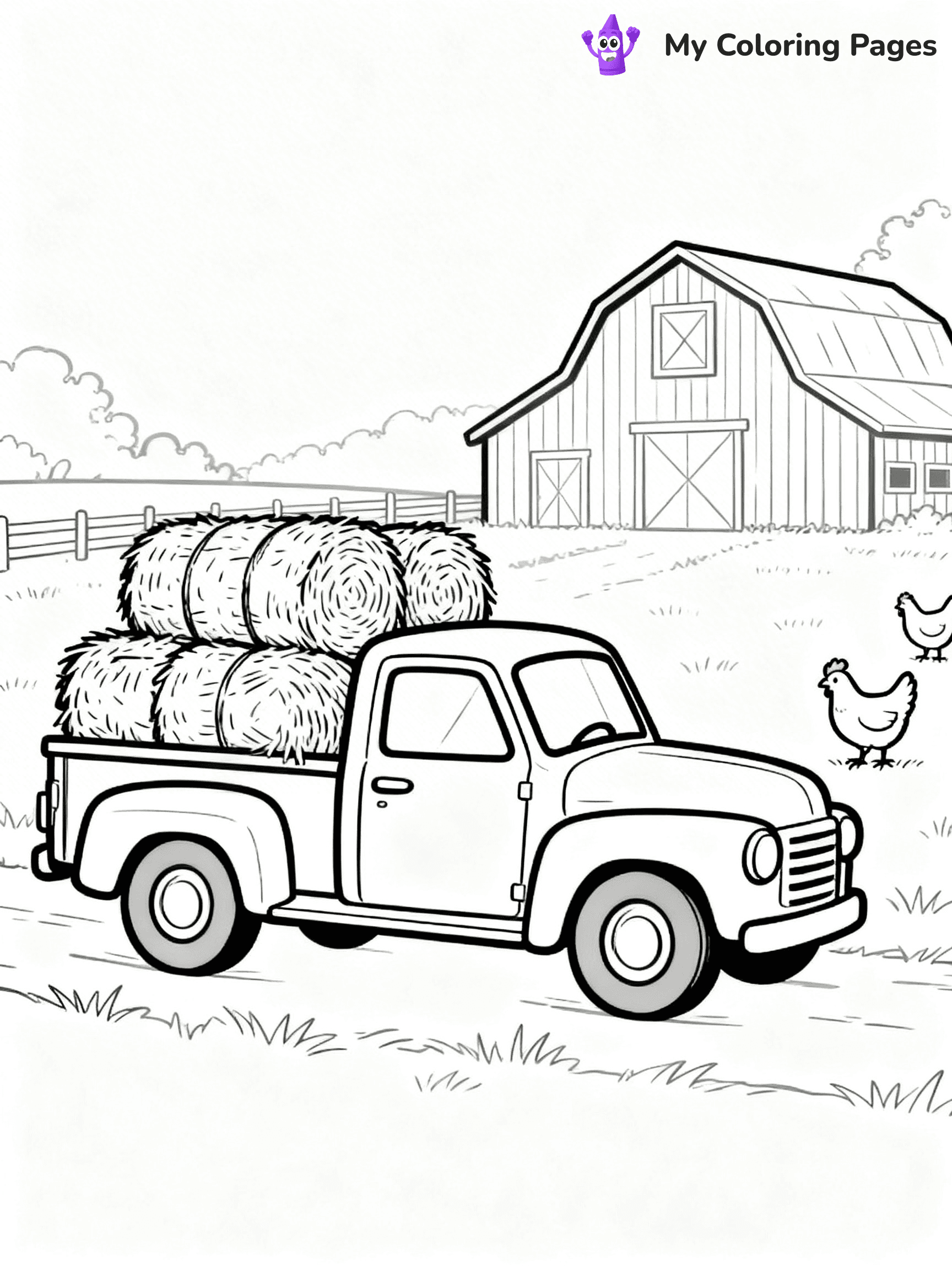 Pick Up Truck Coloring Pages - 19