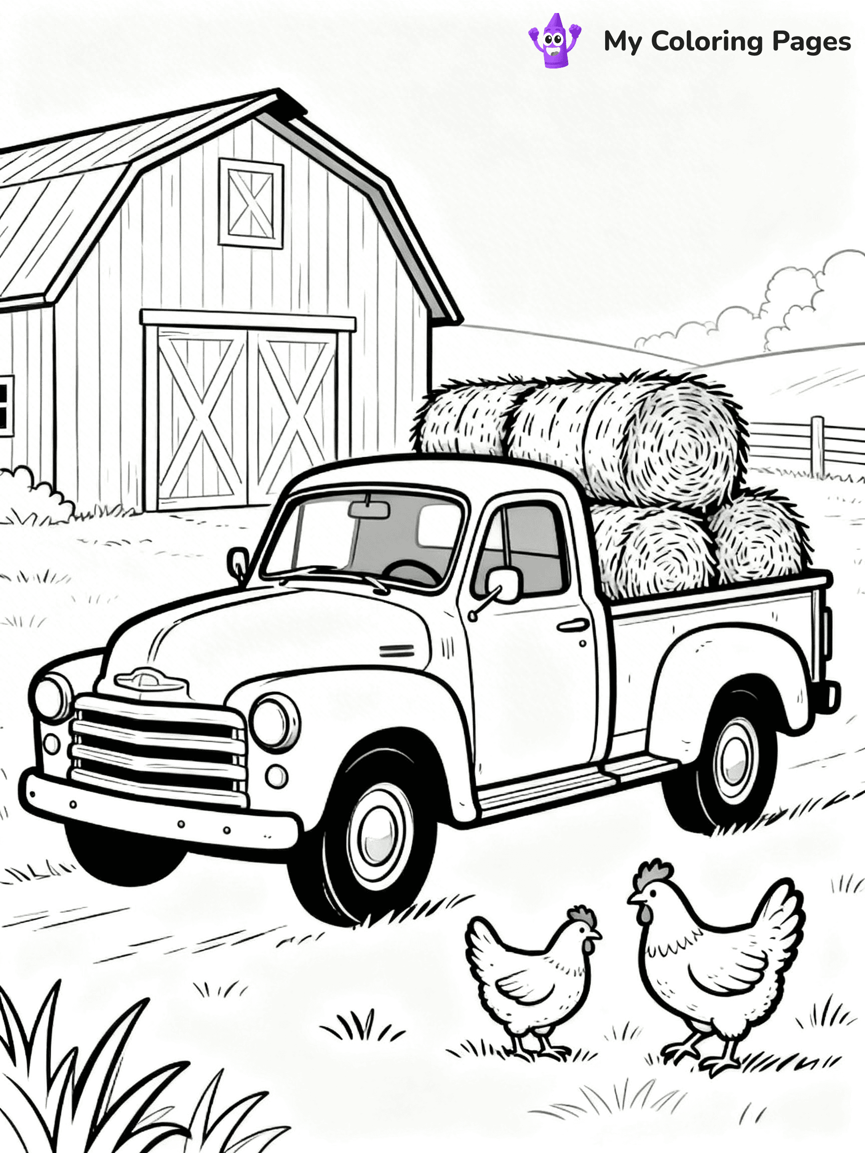 Pick Up Truck Coloring Pages - 18