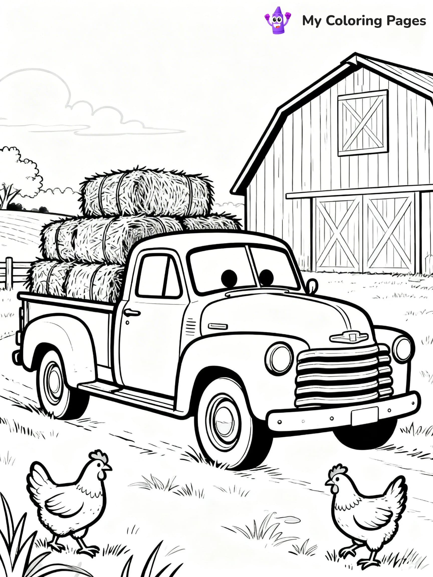 Pick Up Truck Coloring Pages - 17