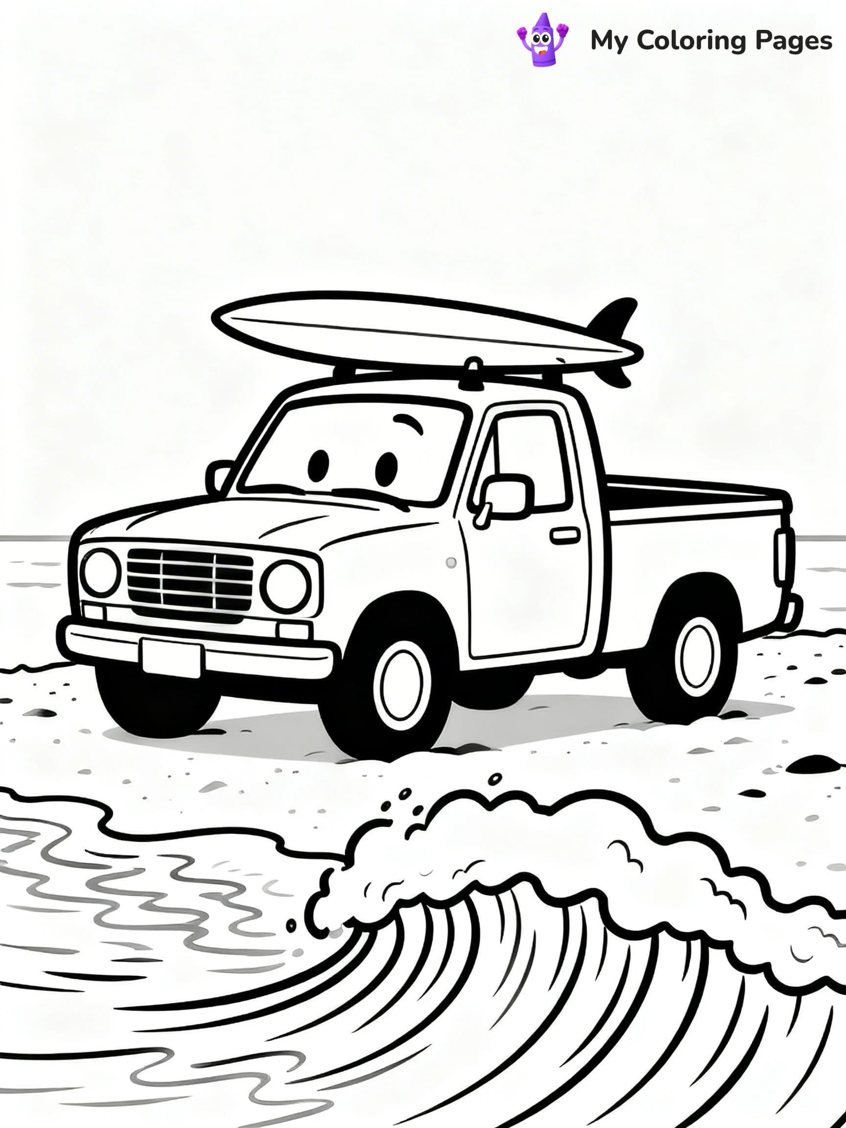 Pick Up Truck Coloring Pages - 16