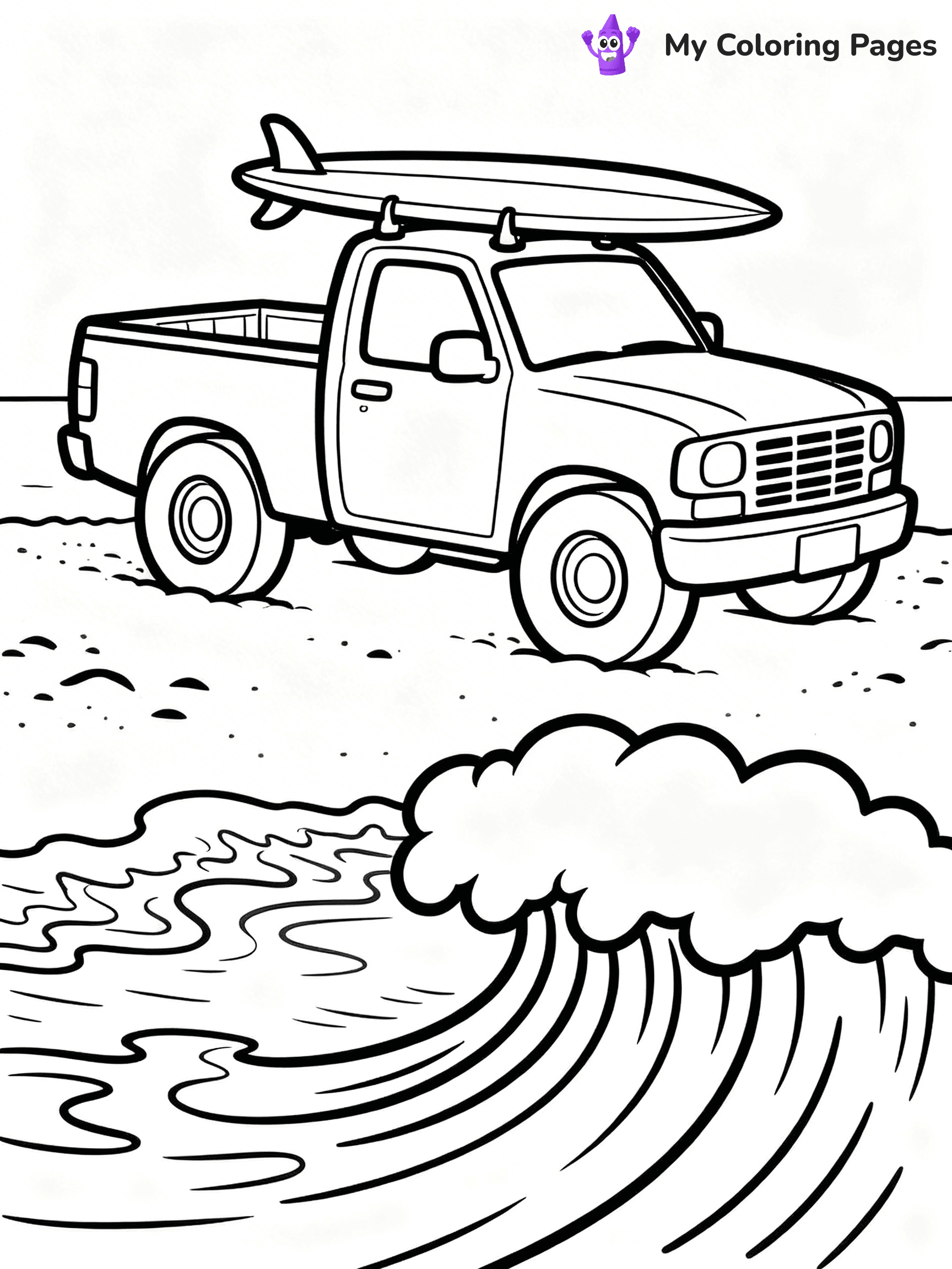 Pick Up Truck Coloring Pages - 14