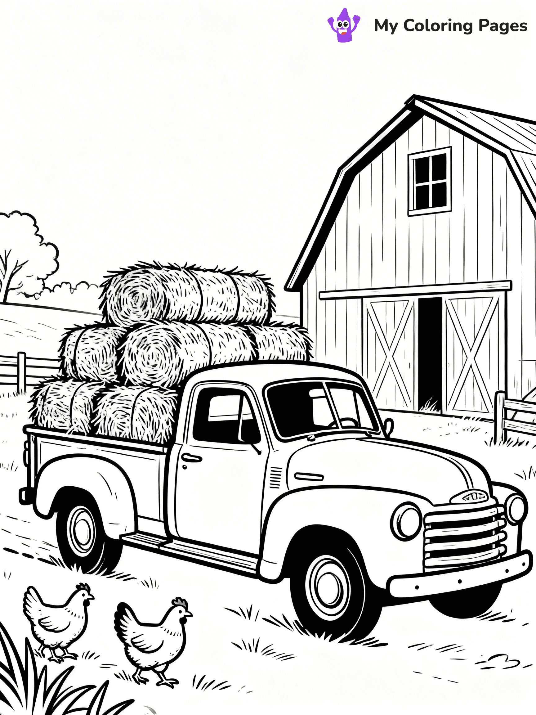 Pick Up Truck Coloring Pages - 12