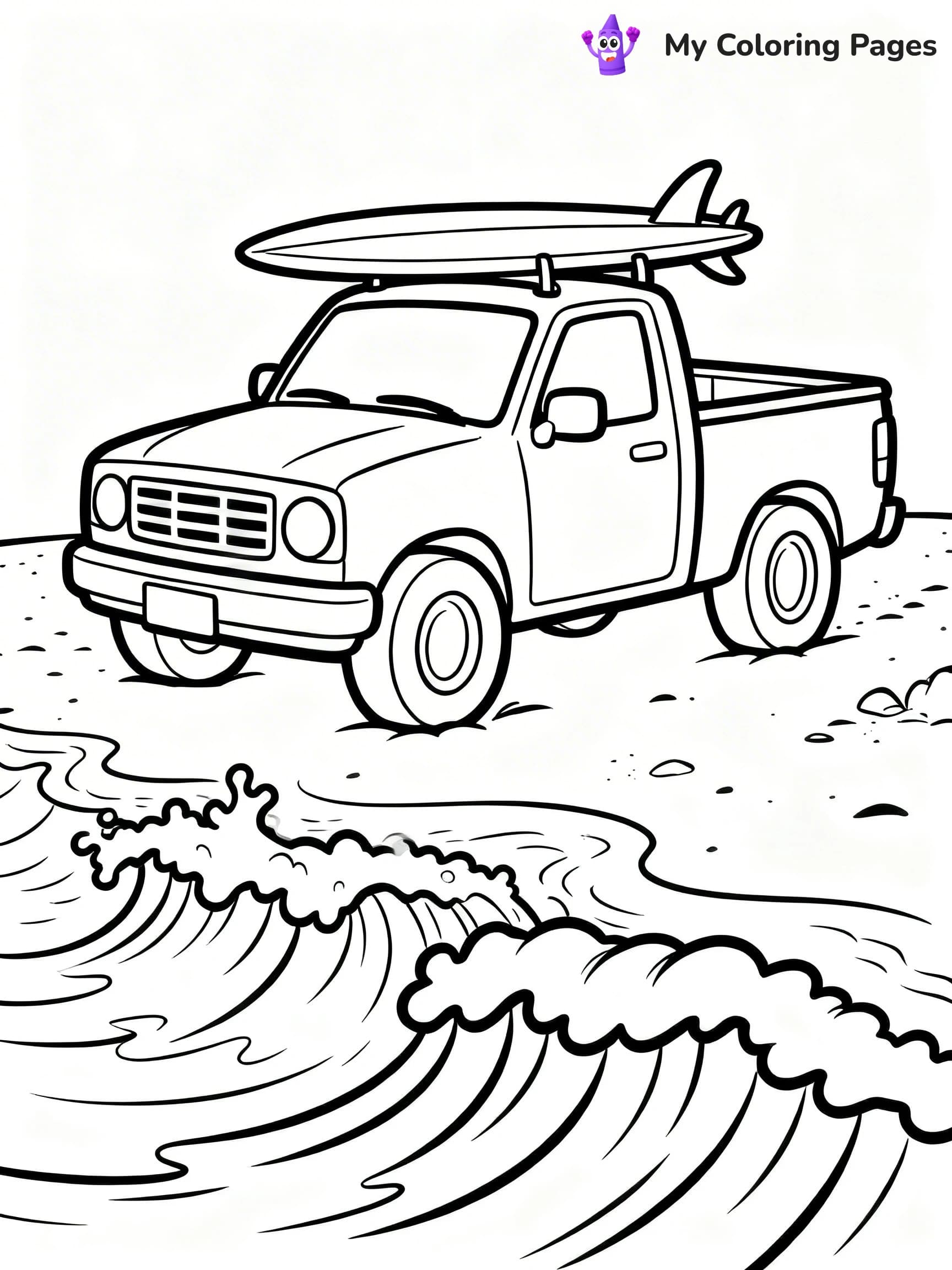 Pick Up Truck Coloring Pages - 13
