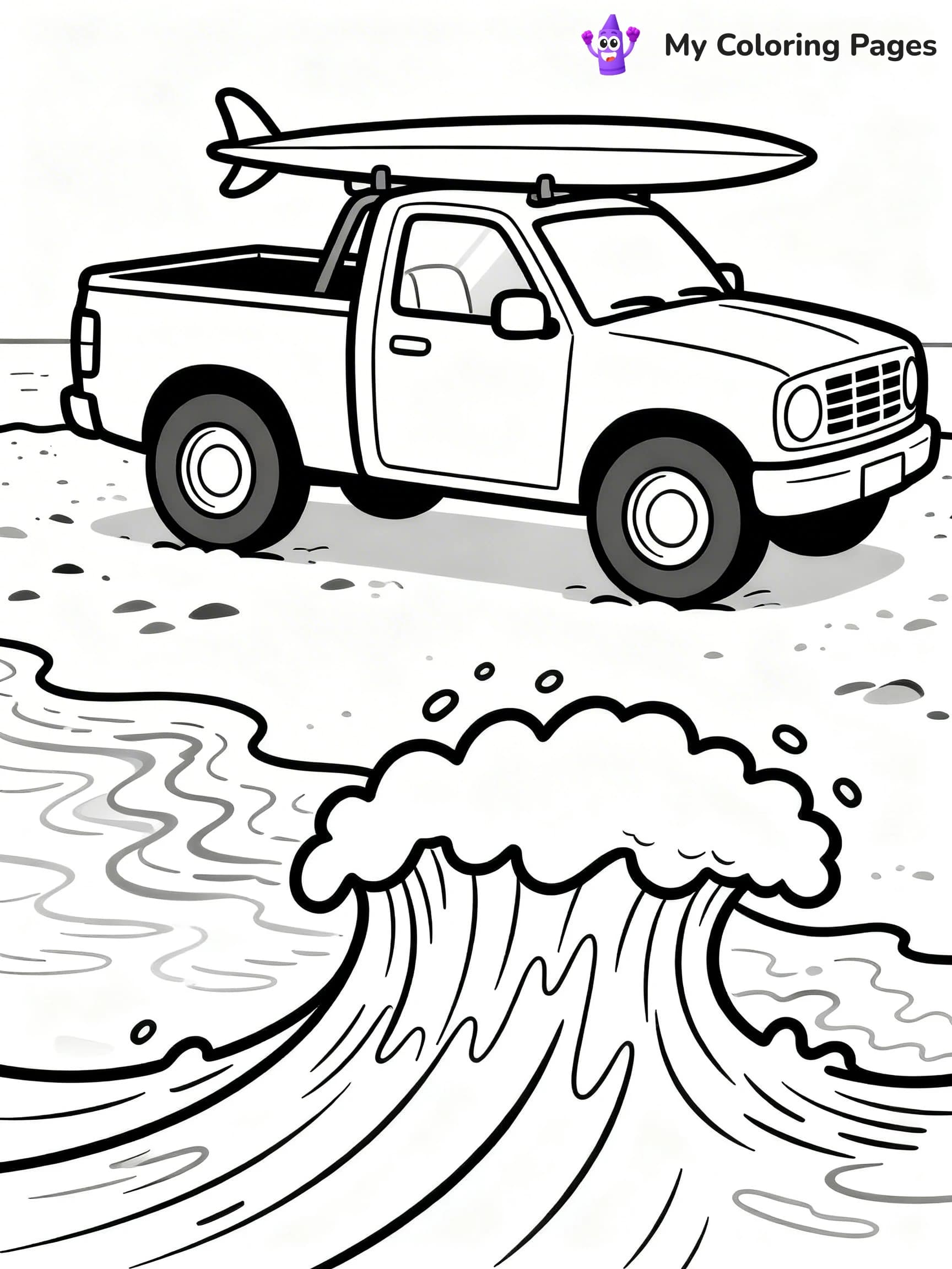 Pick Up Truck Coloring Pages - 10