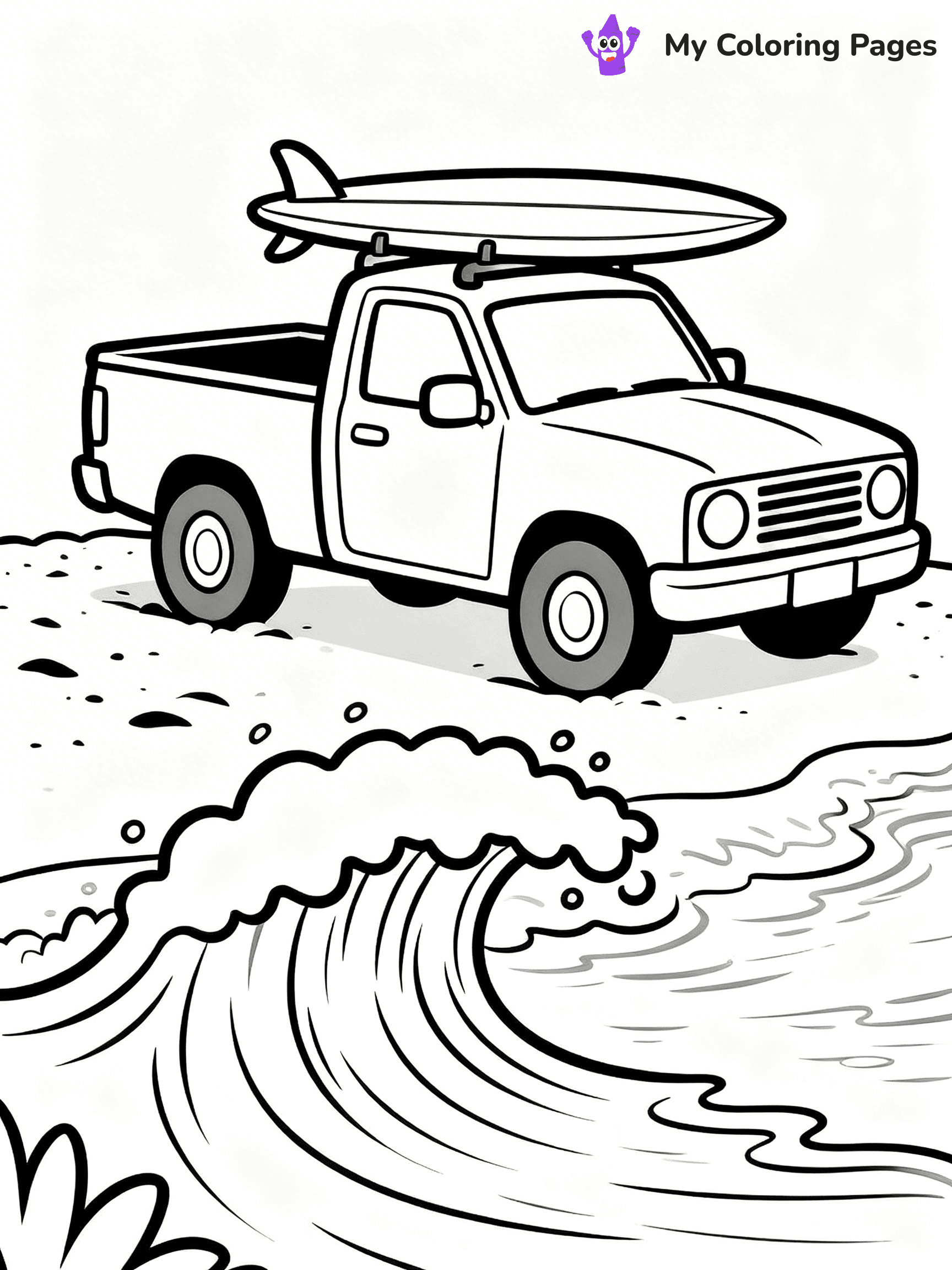 Pick Up Truck Coloring Pages - 9