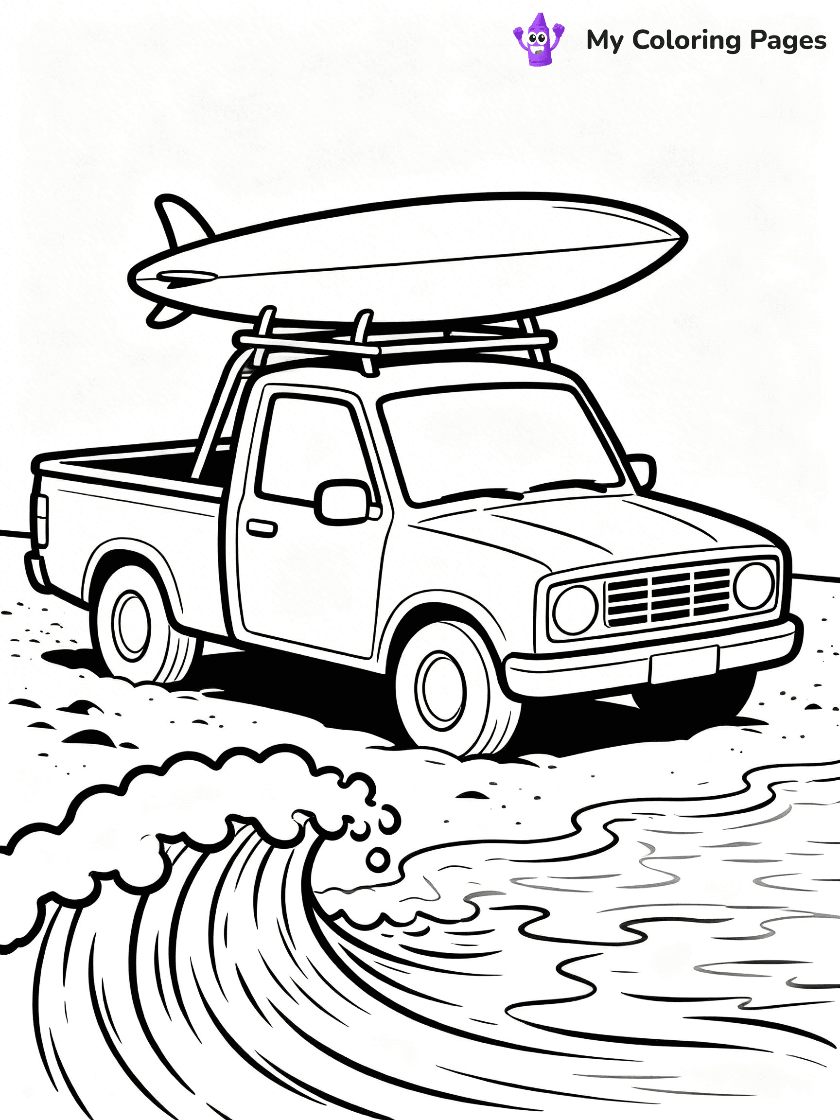 Pick Up Truck Coloring Pages - 8