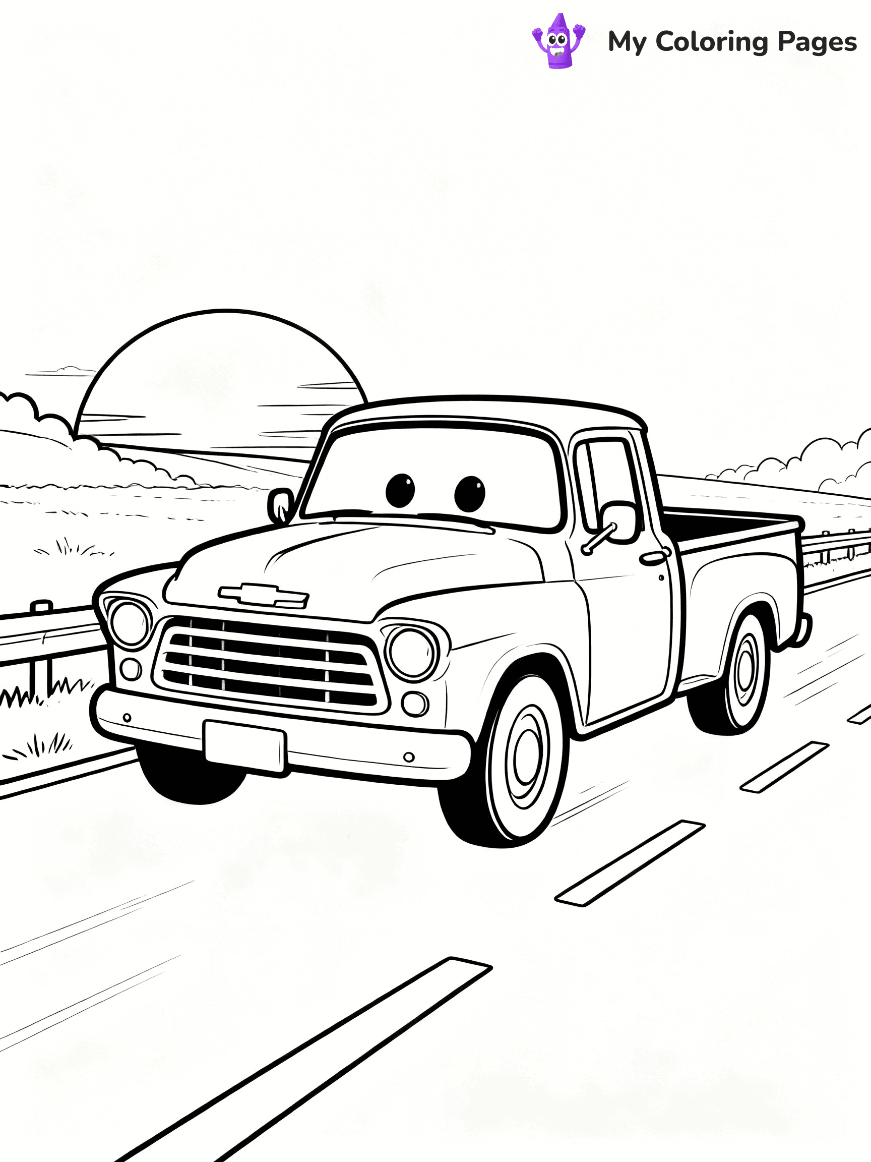 Pick Up Truck Coloring Pages - 5