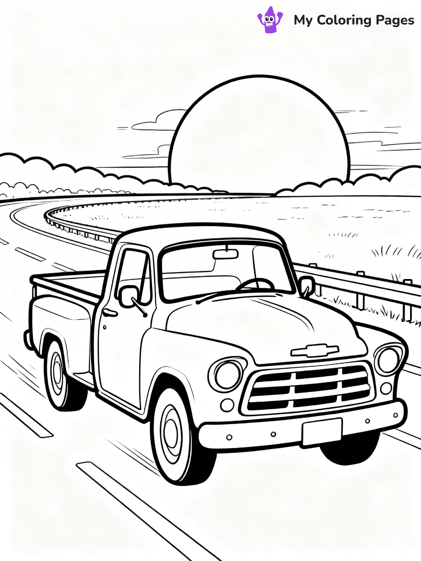 Pick Up Truck Coloring Pages - 4