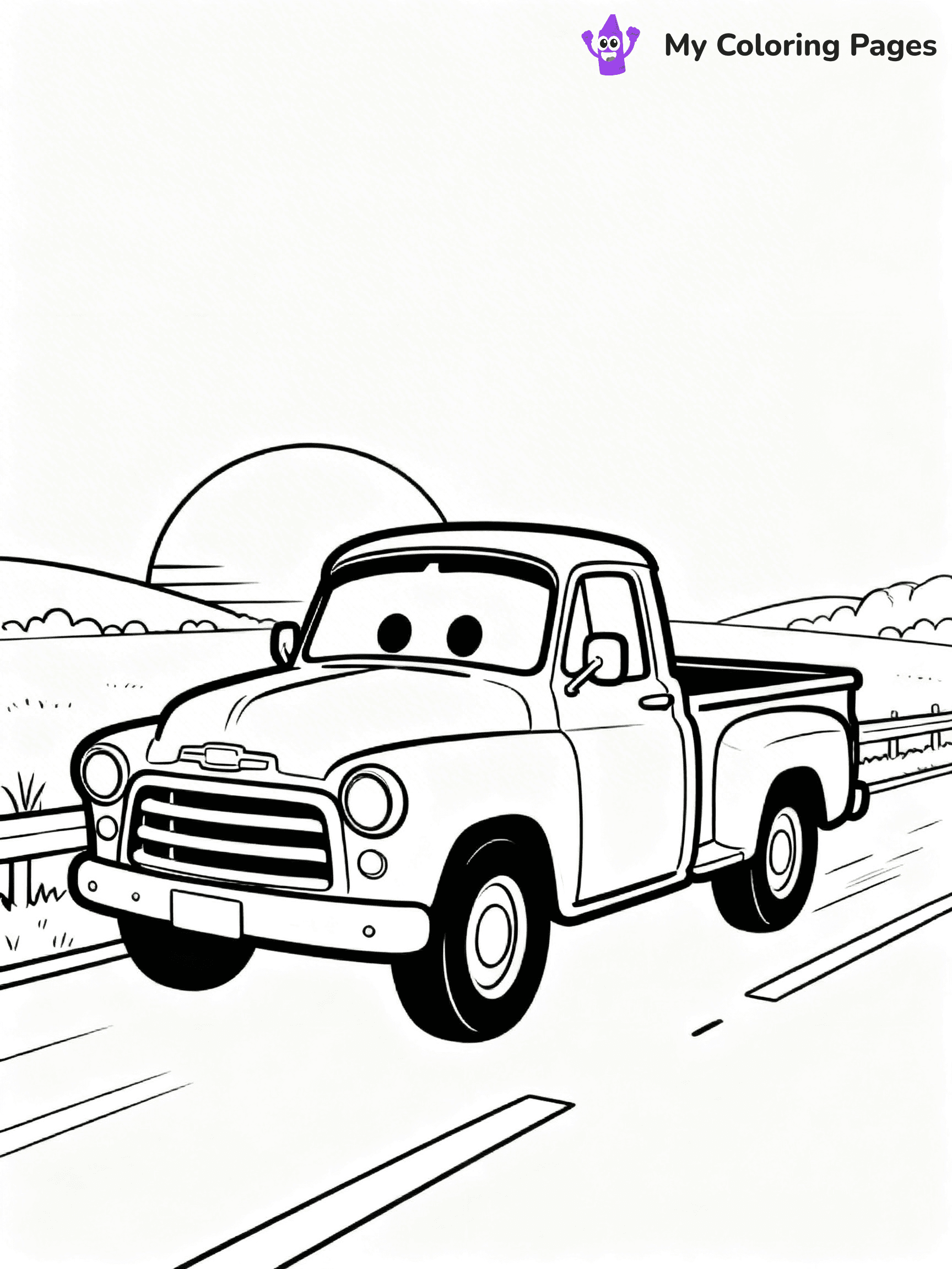 Pick Up Truck Coloring Pages - 2