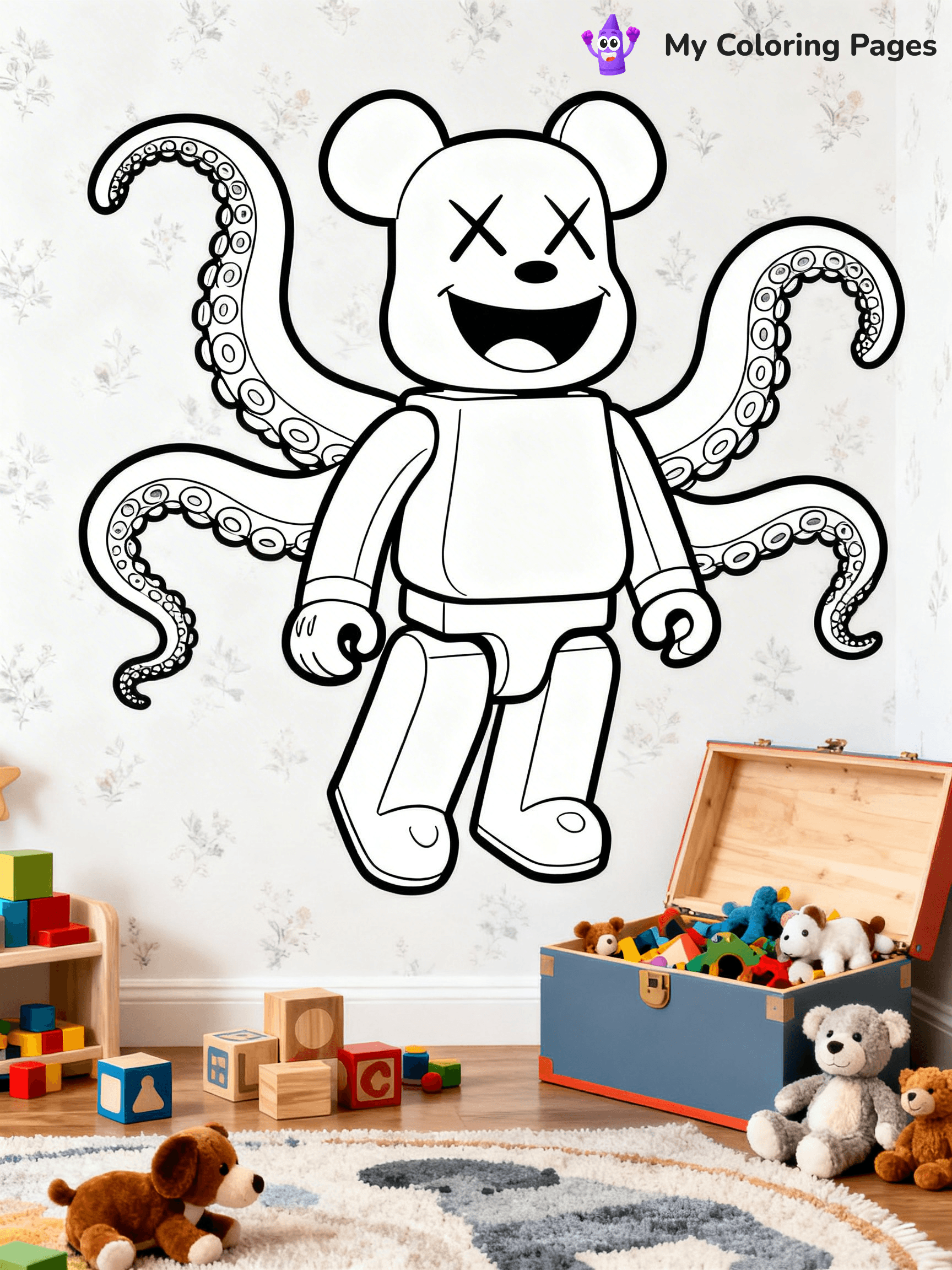 Kaws Coloring Pages - 6