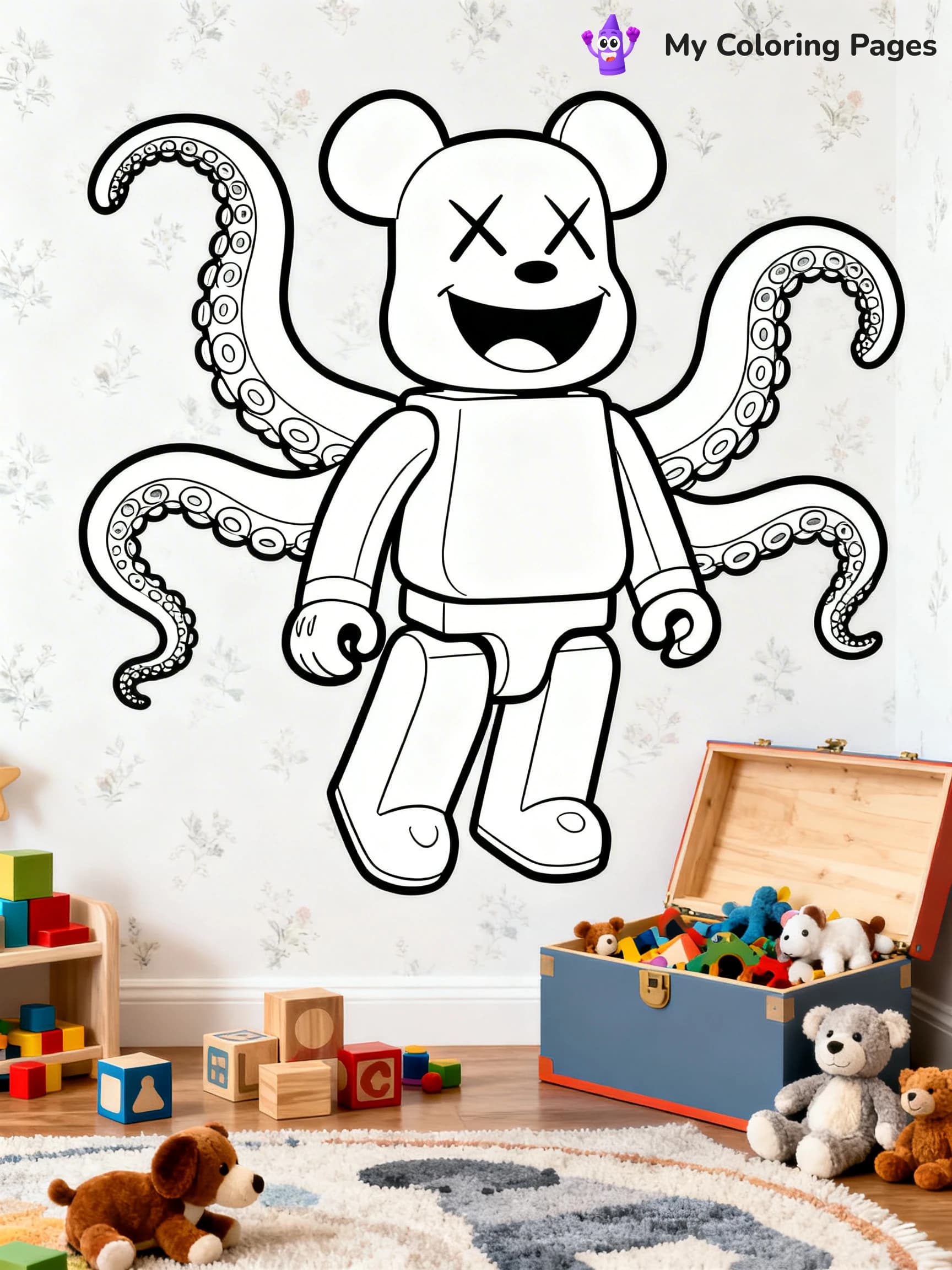 Kaws Coloring Pages - 6