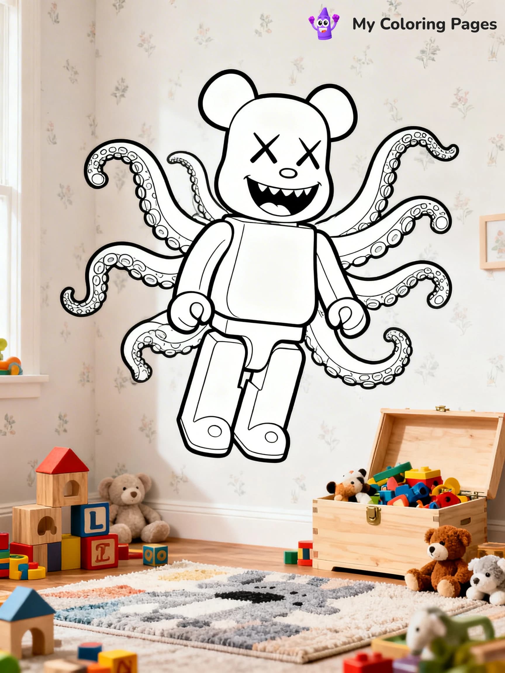 Kaws Coloring Pages - 5