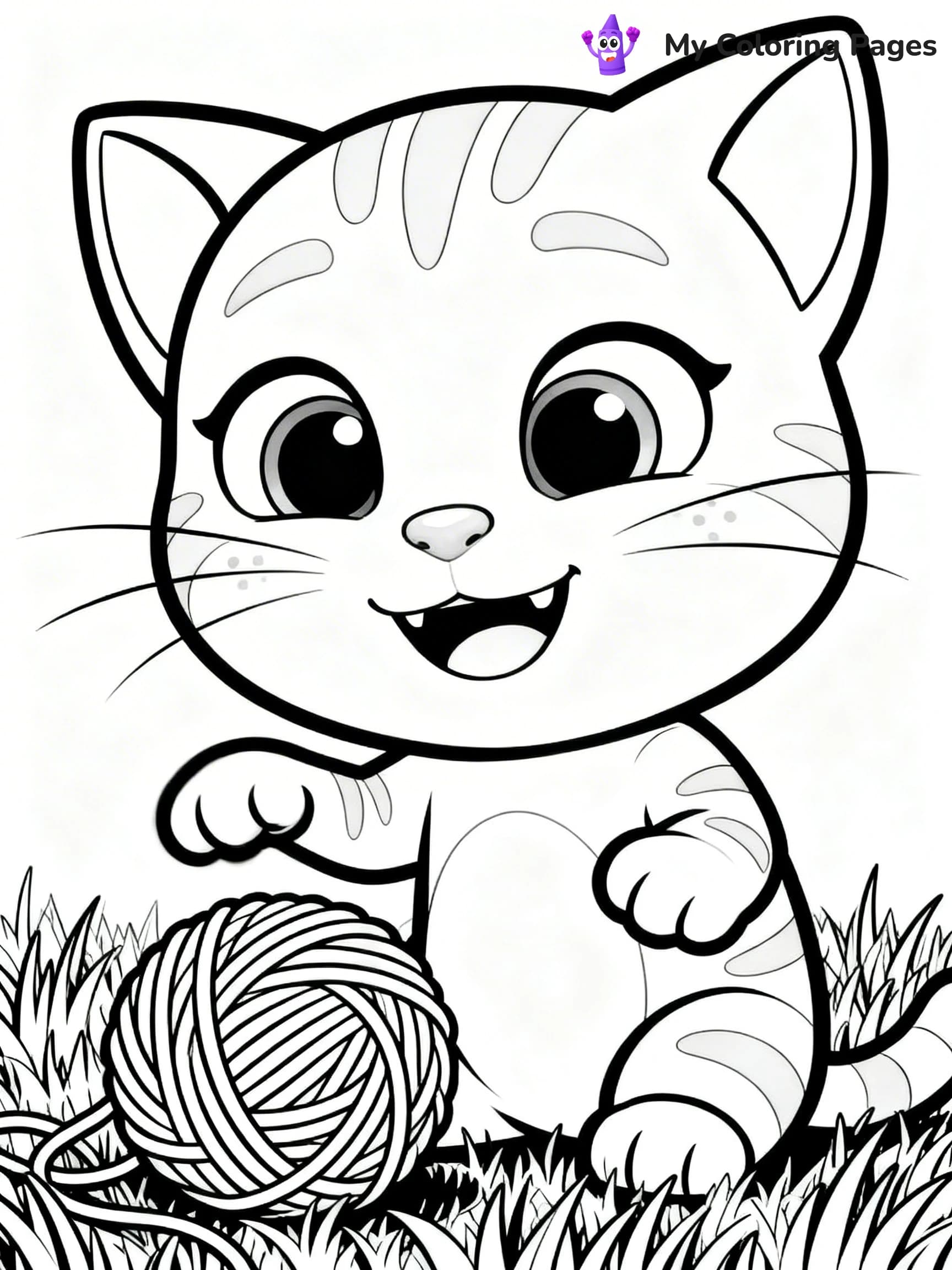 Talking Tom Coloring Pages - 21