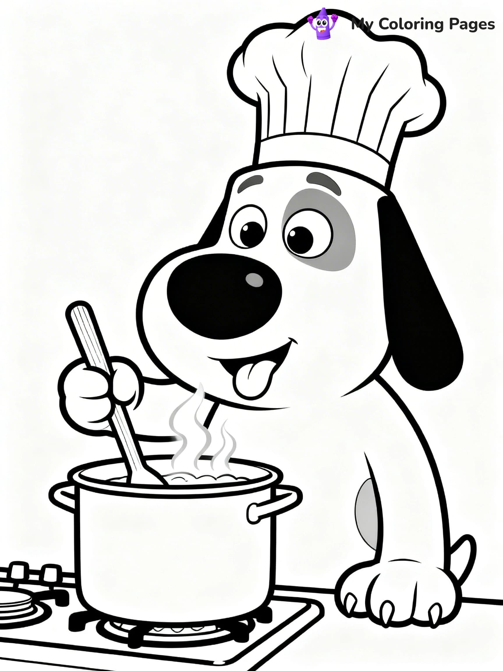 Talking Tom Coloring Pages - 20
