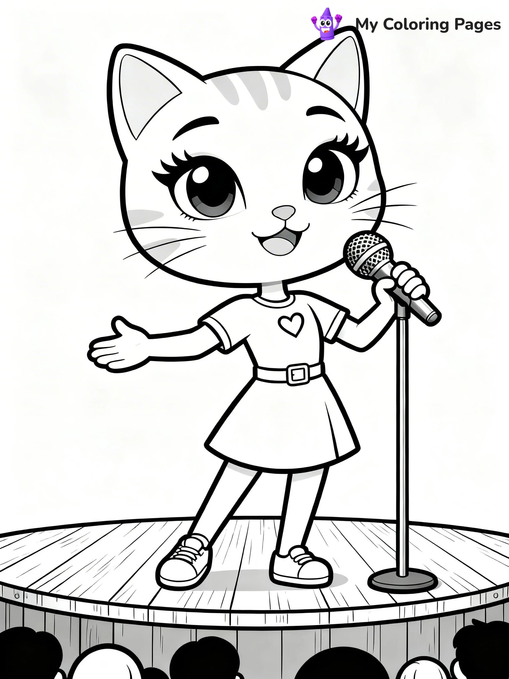 Talking Tom Coloring Pages - 18